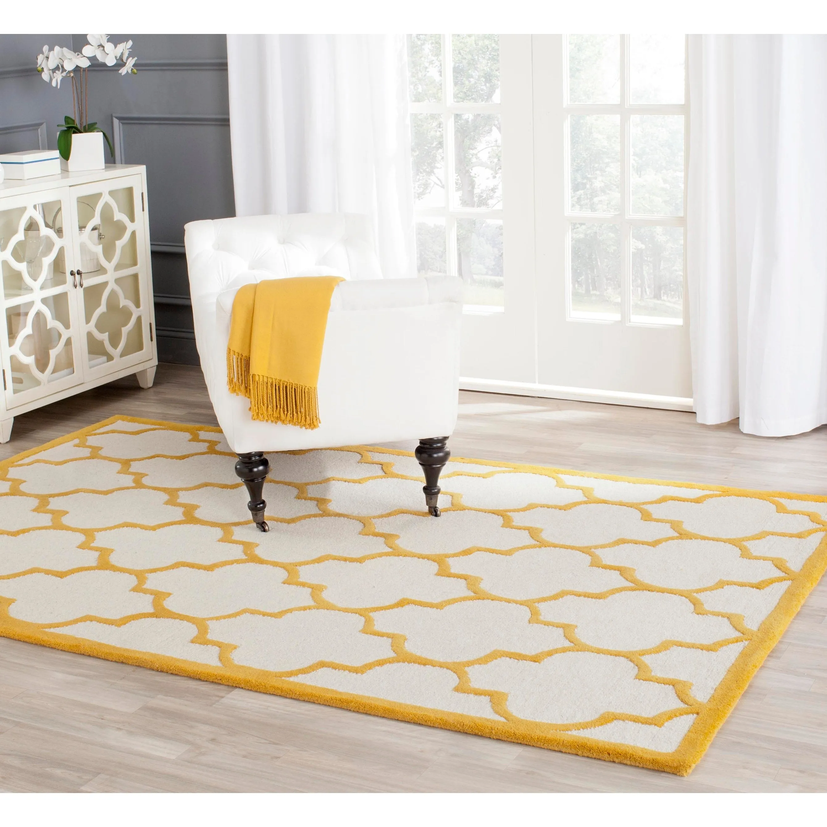 SAFAVIEH Handmade Cambridge Oddny Moroccan Trellis Wool Rug