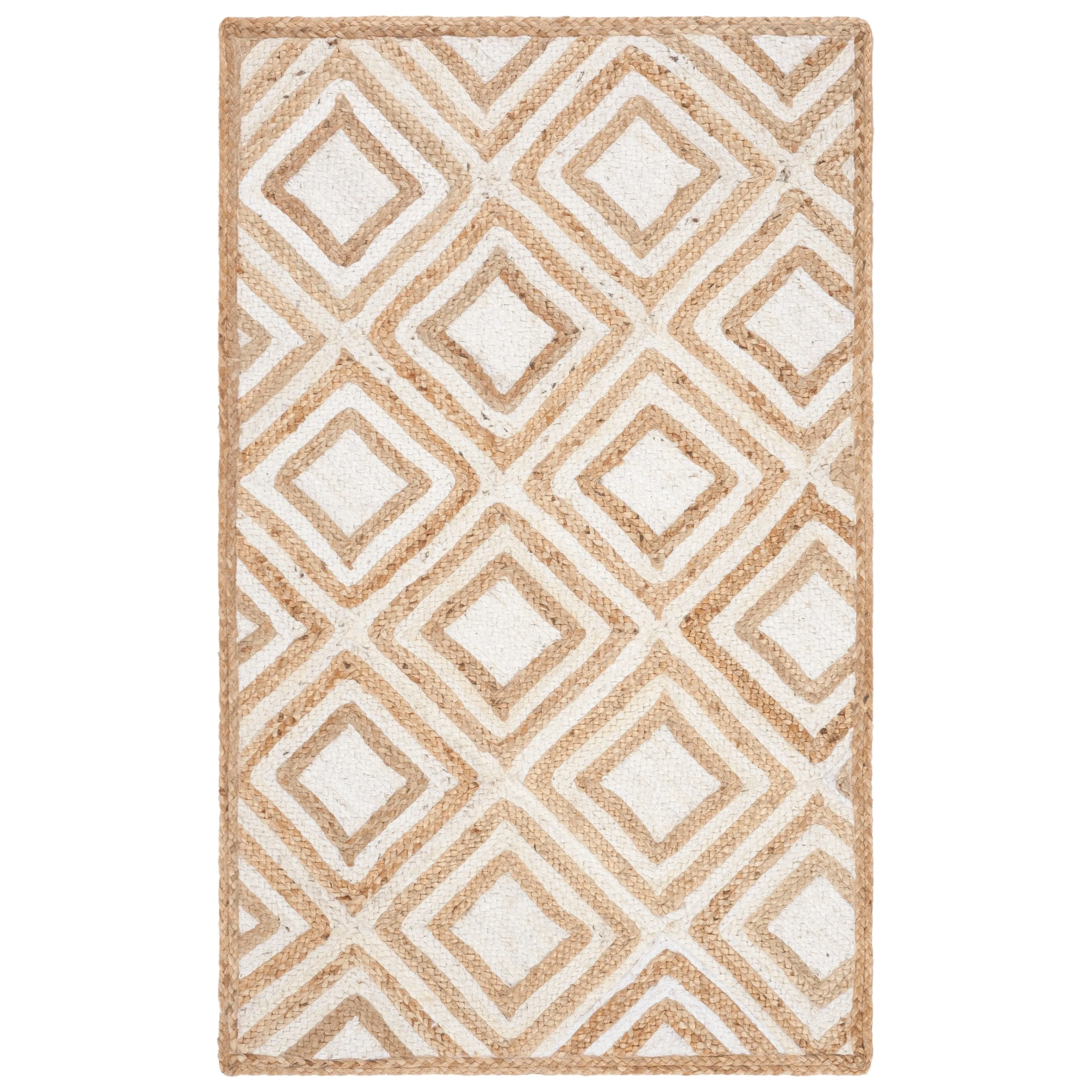 SAFAVIEH Handmade Cape Cod Alzira Coastal Jute Rug