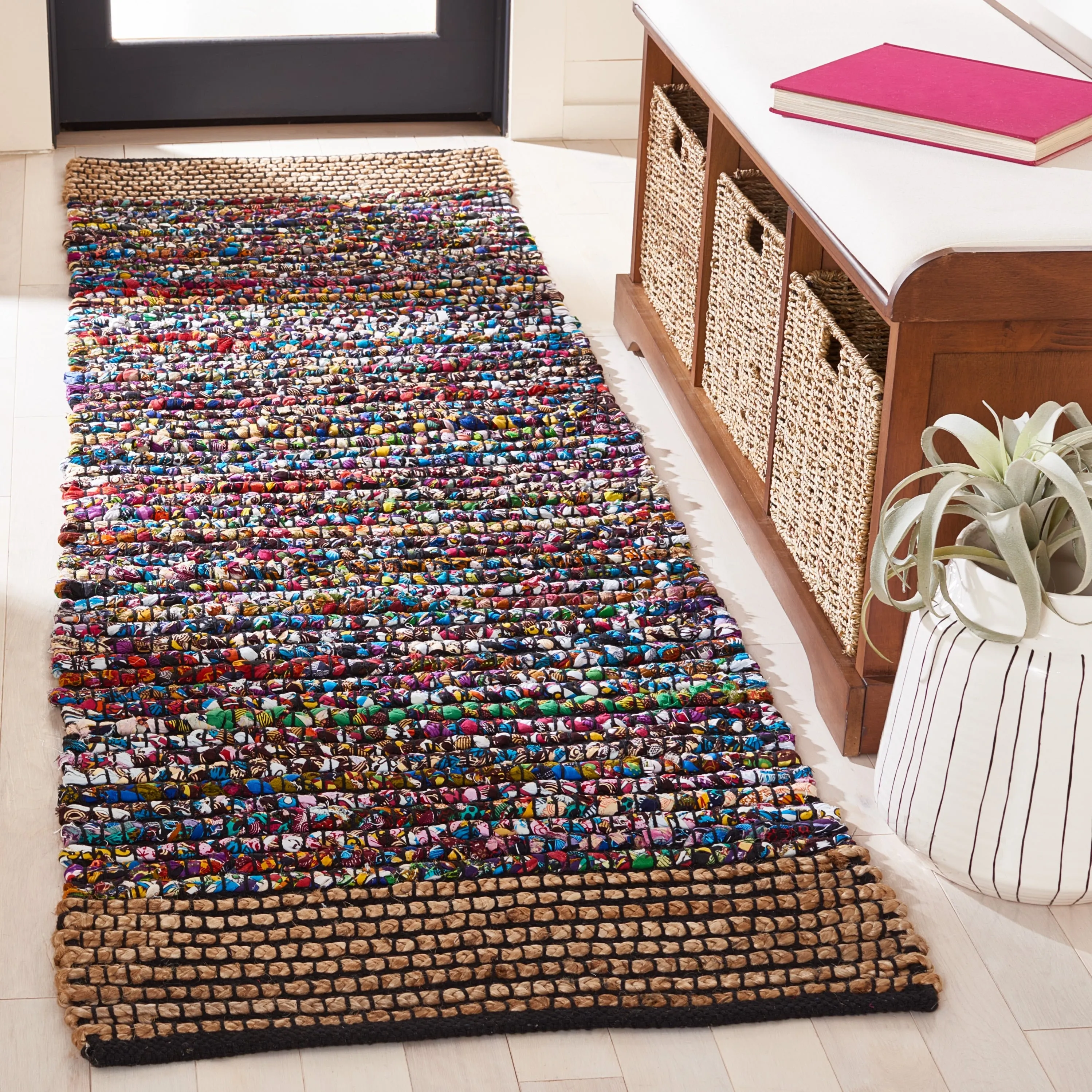 SAFAVIEH Handmade Cape Cod Mindel Boho Coastal Rug