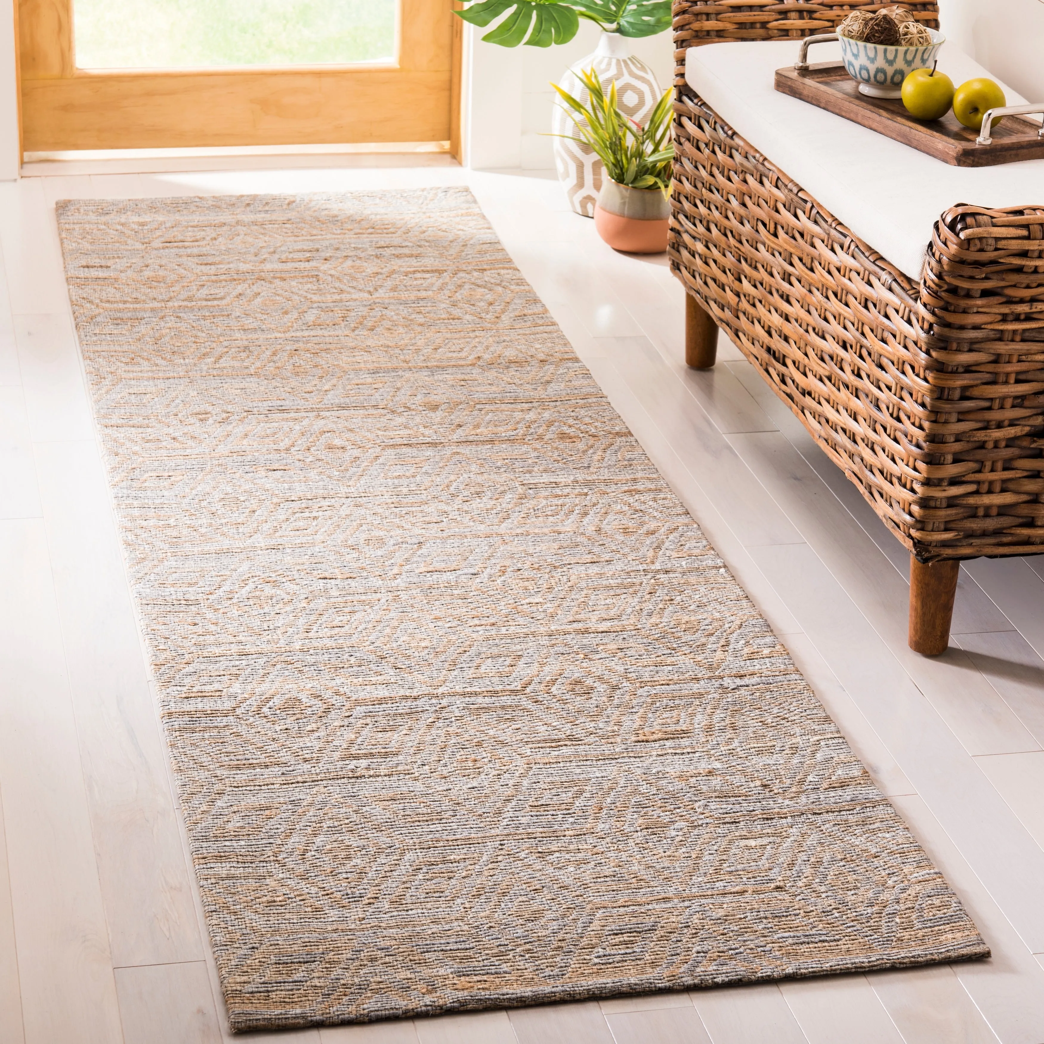SAFAVIEH Handmade Cape Cod Violina Coastal Jute Rug