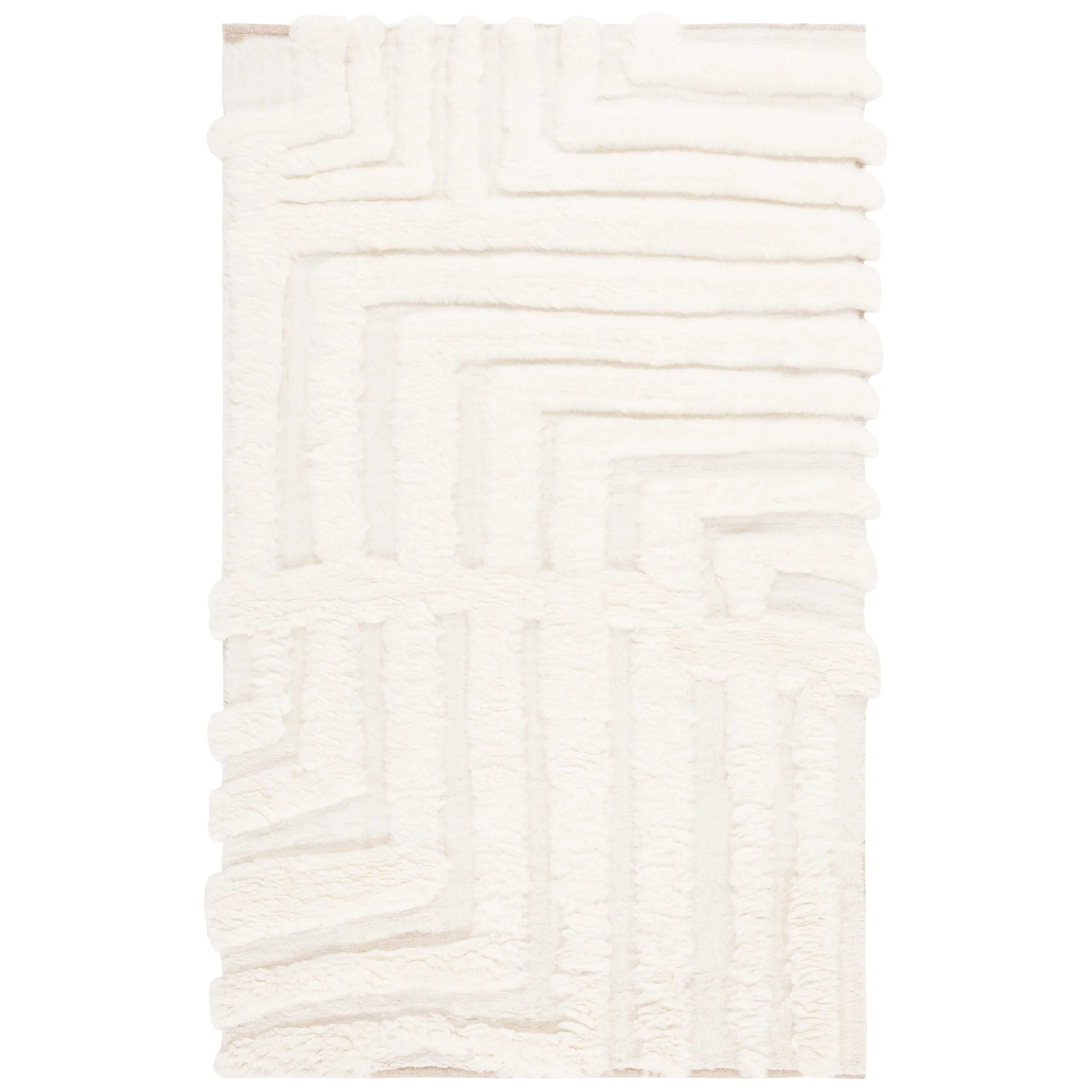SAFAVIEH Handmade Casablanca Appoline Shag Wool Rug