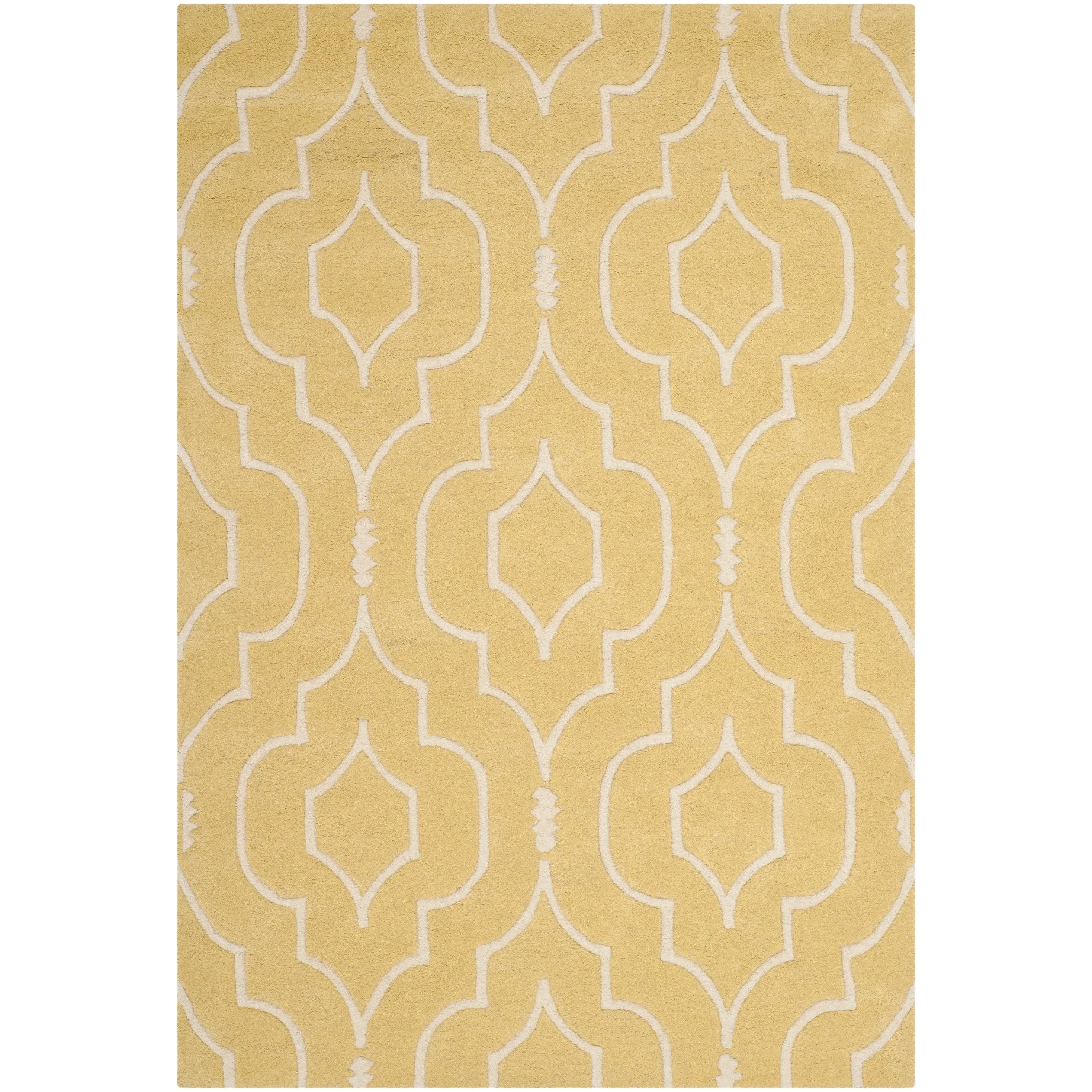 SAFAVIEH Handmade Chatham Cvetka Modern Moroccan Wool Rug