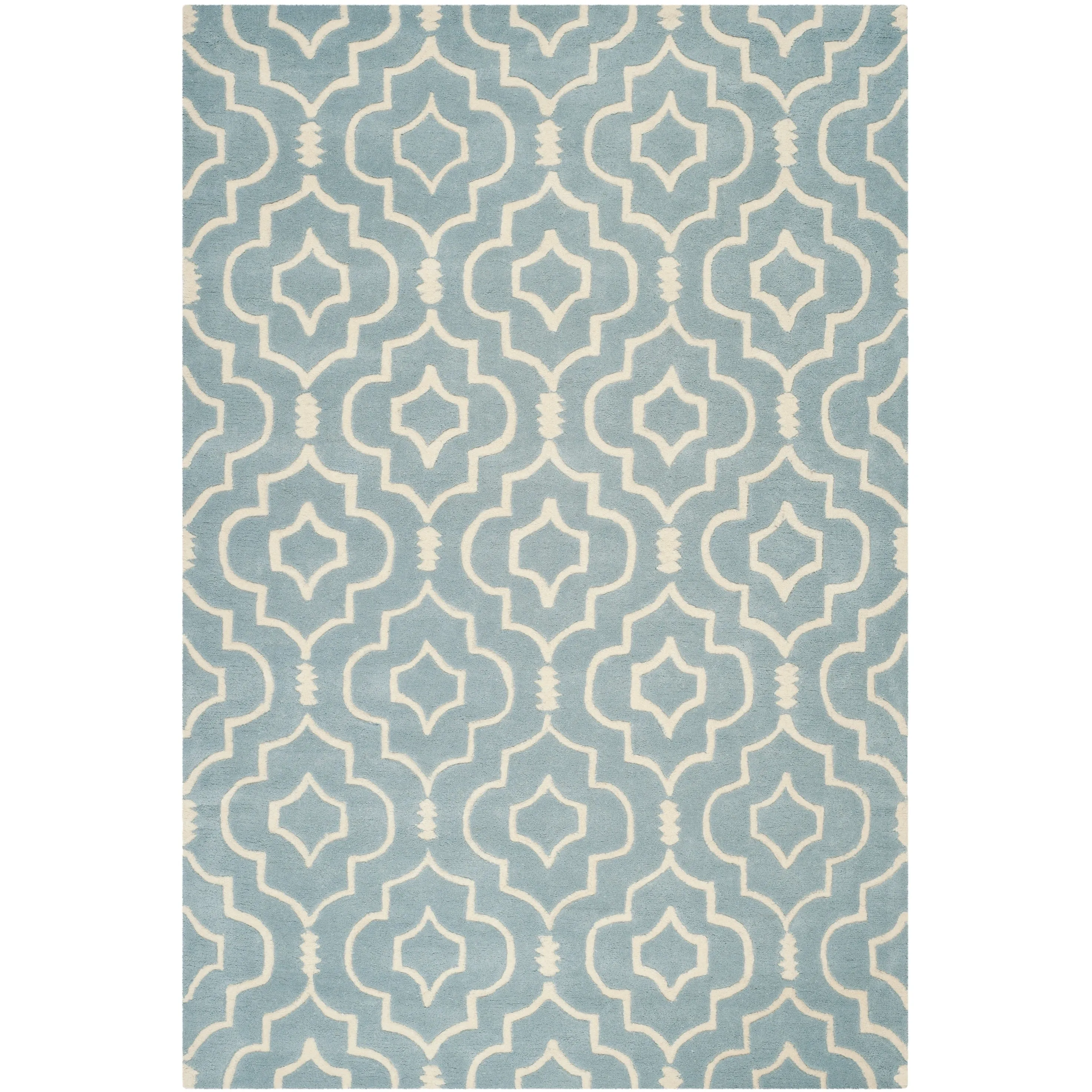 SAFAVIEH Handmade Chatham Cvetka Modern Moroccan Wool Rug