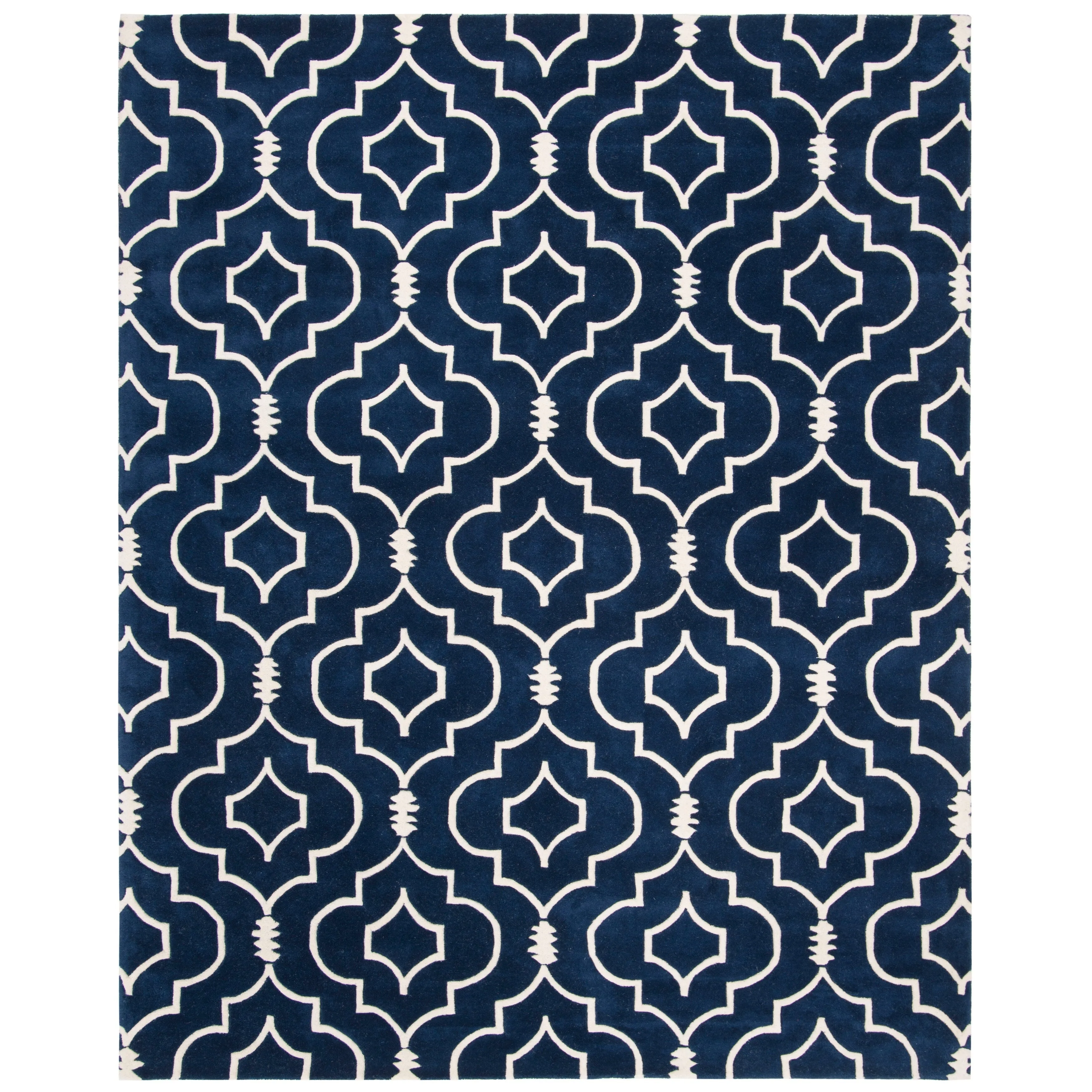 SAFAVIEH Handmade Chatham Cvetka Modern Moroccan Wool Rug