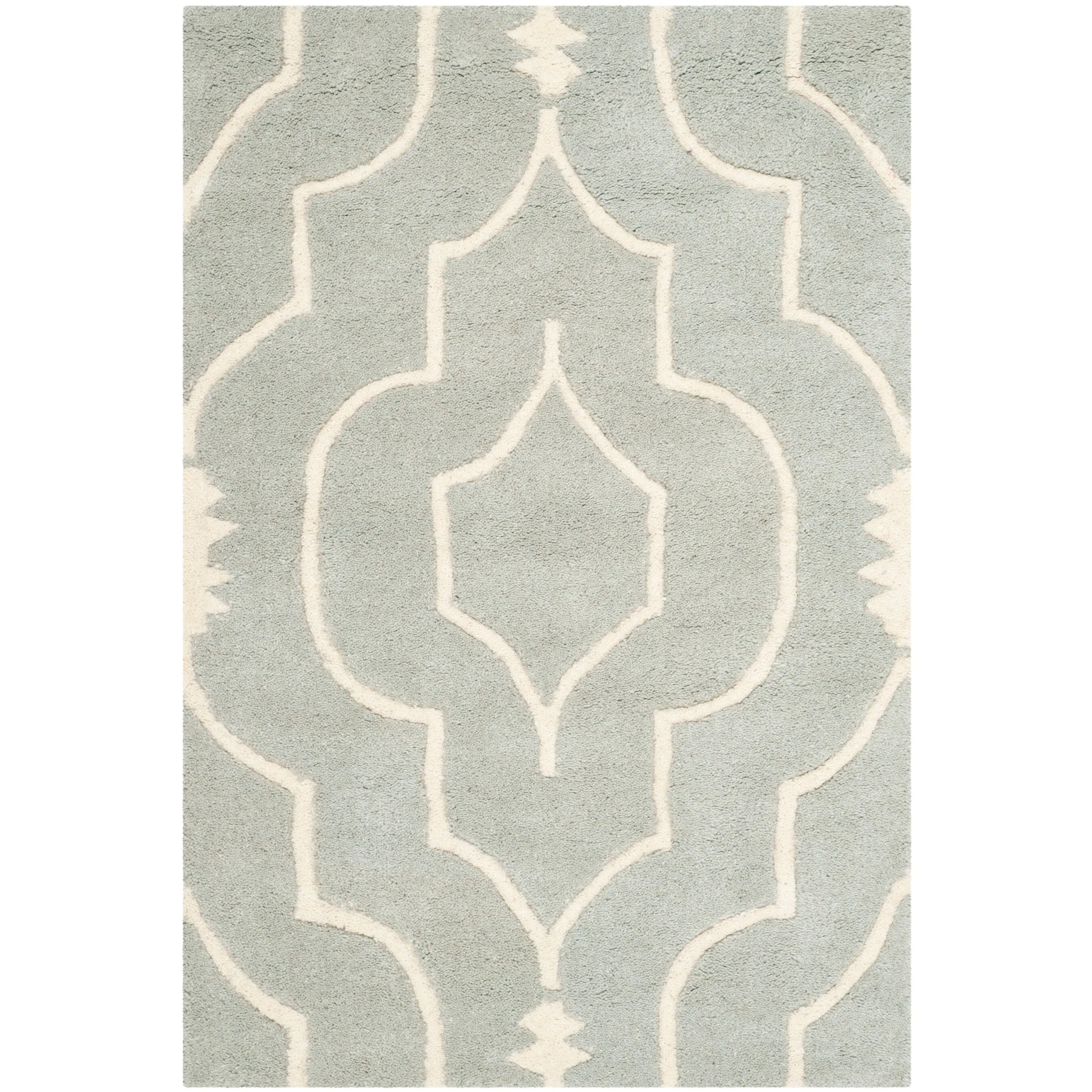 SAFAVIEH Handmade Chatham Cvetka Modern Moroccan Wool Rug