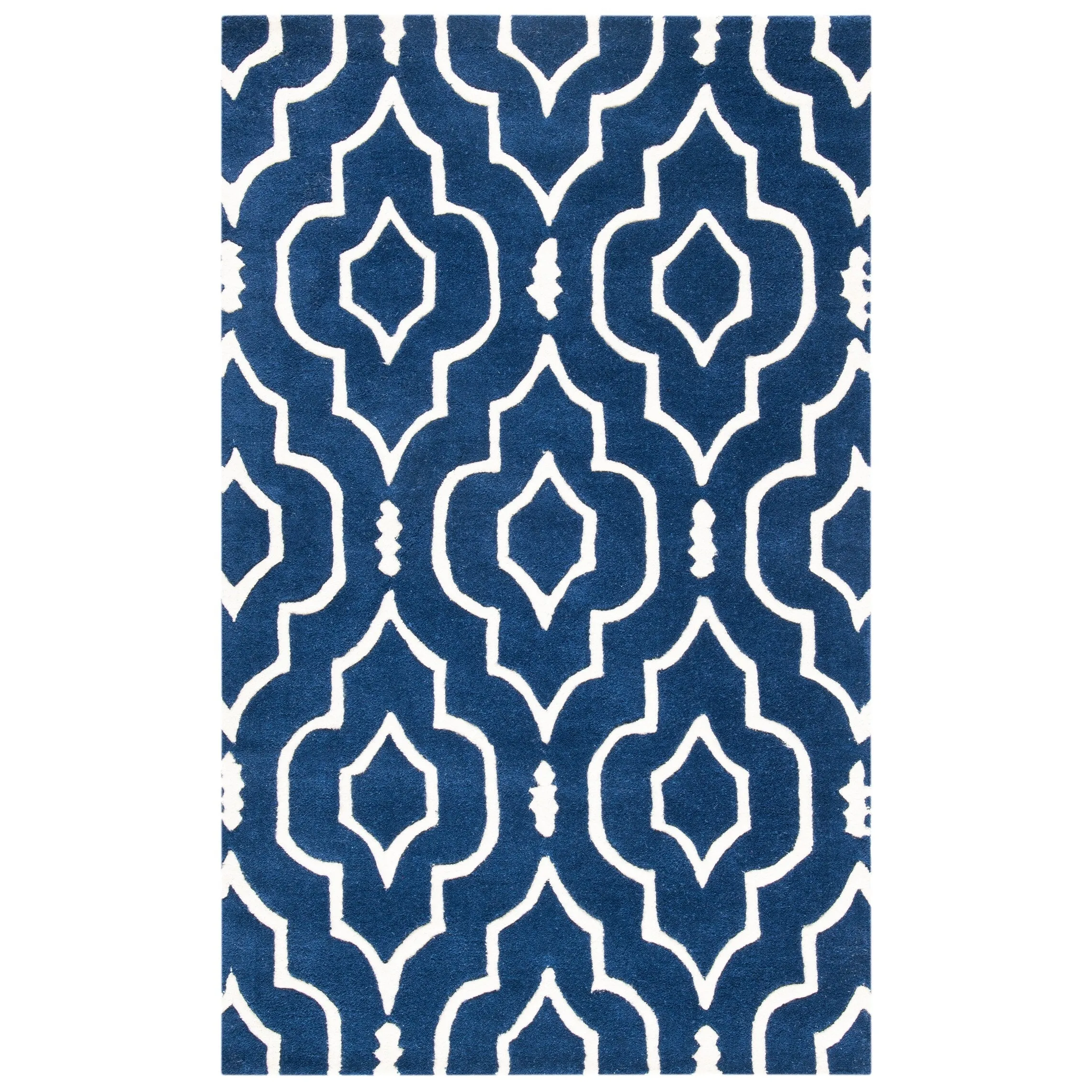 SAFAVIEH Handmade Chatham Cvetka Modern Moroccan Wool Rug