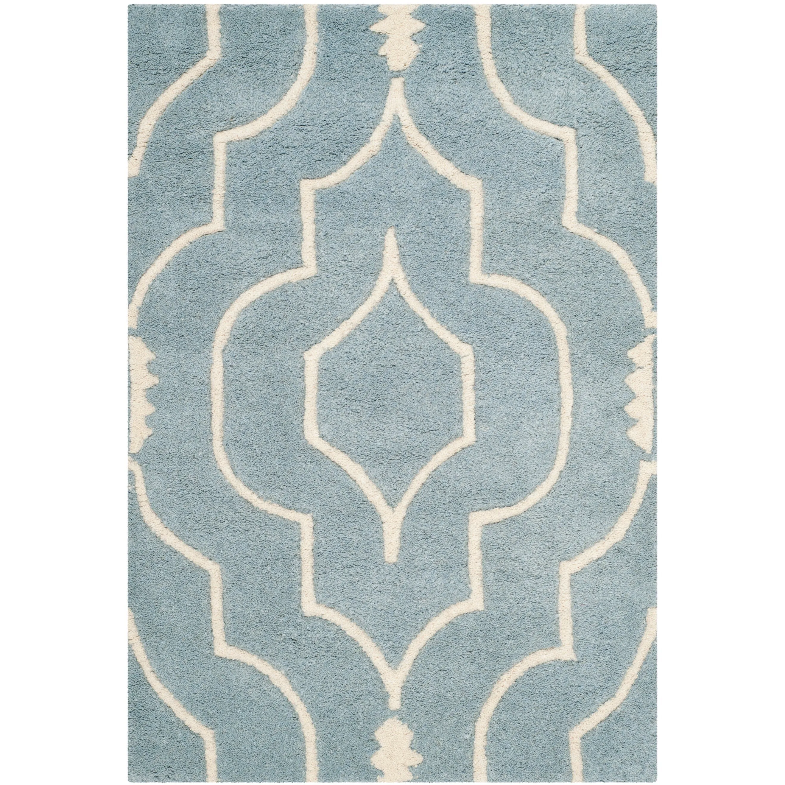 SAFAVIEH Handmade Chatham Cvetka Modern Moroccan Wool Rug