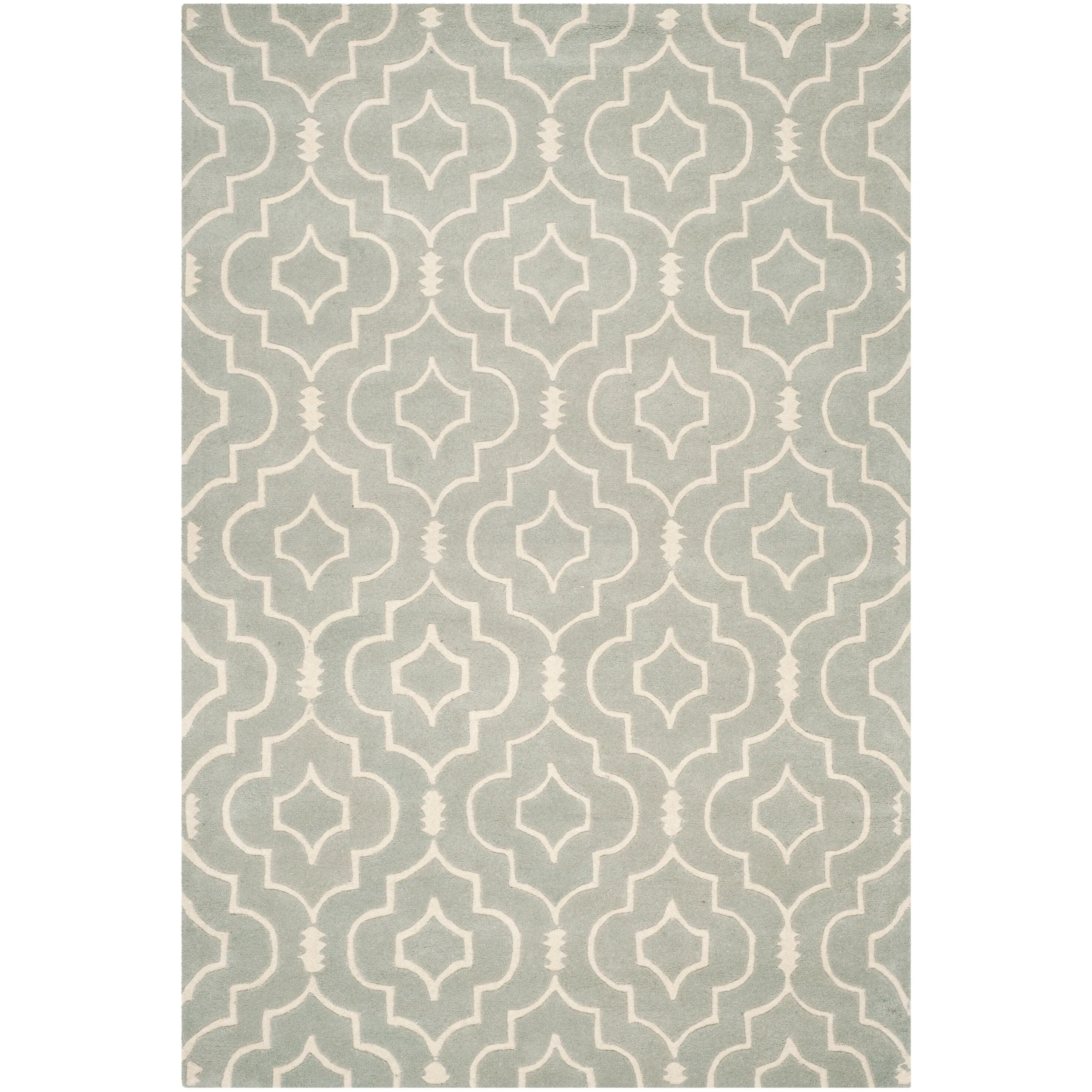 SAFAVIEH Handmade Chatham Cvetka Modern Moroccan Wool Rug