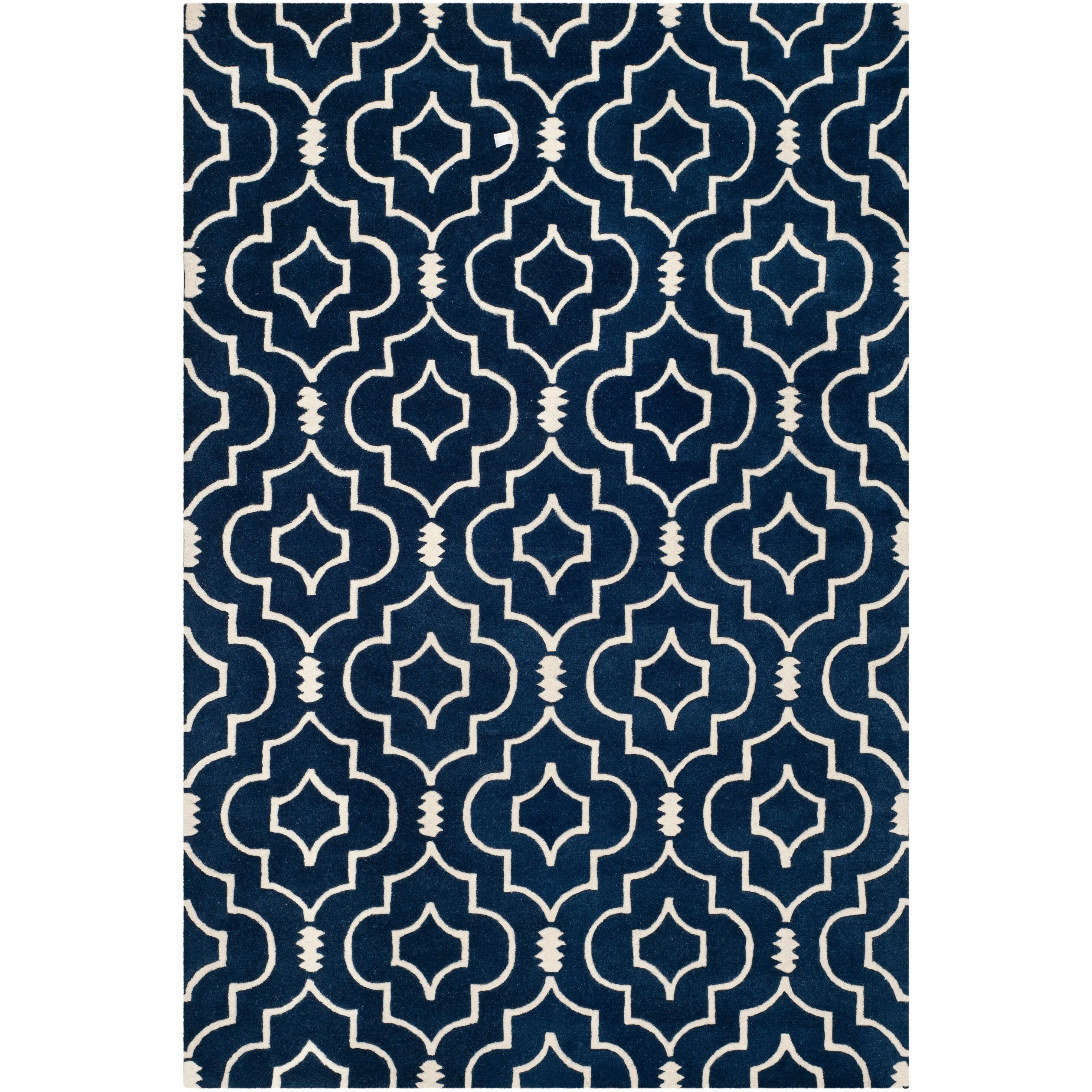 SAFAVIEH Handmade Chatham Cvetka Modern Moroccan Wool Rug