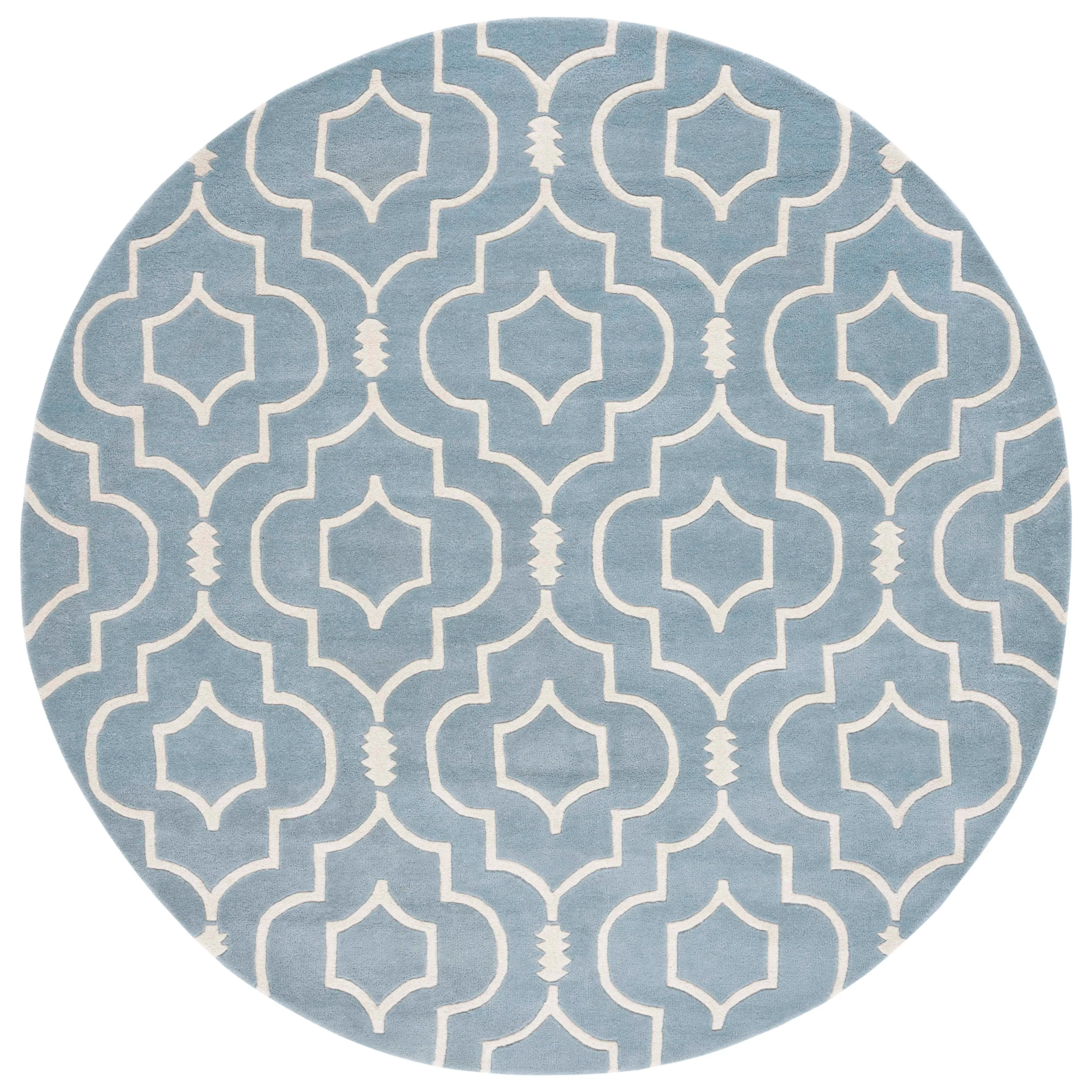 SAFAVIEH Handmade Chatham Cvetka Modern Moroccan Wool Rug