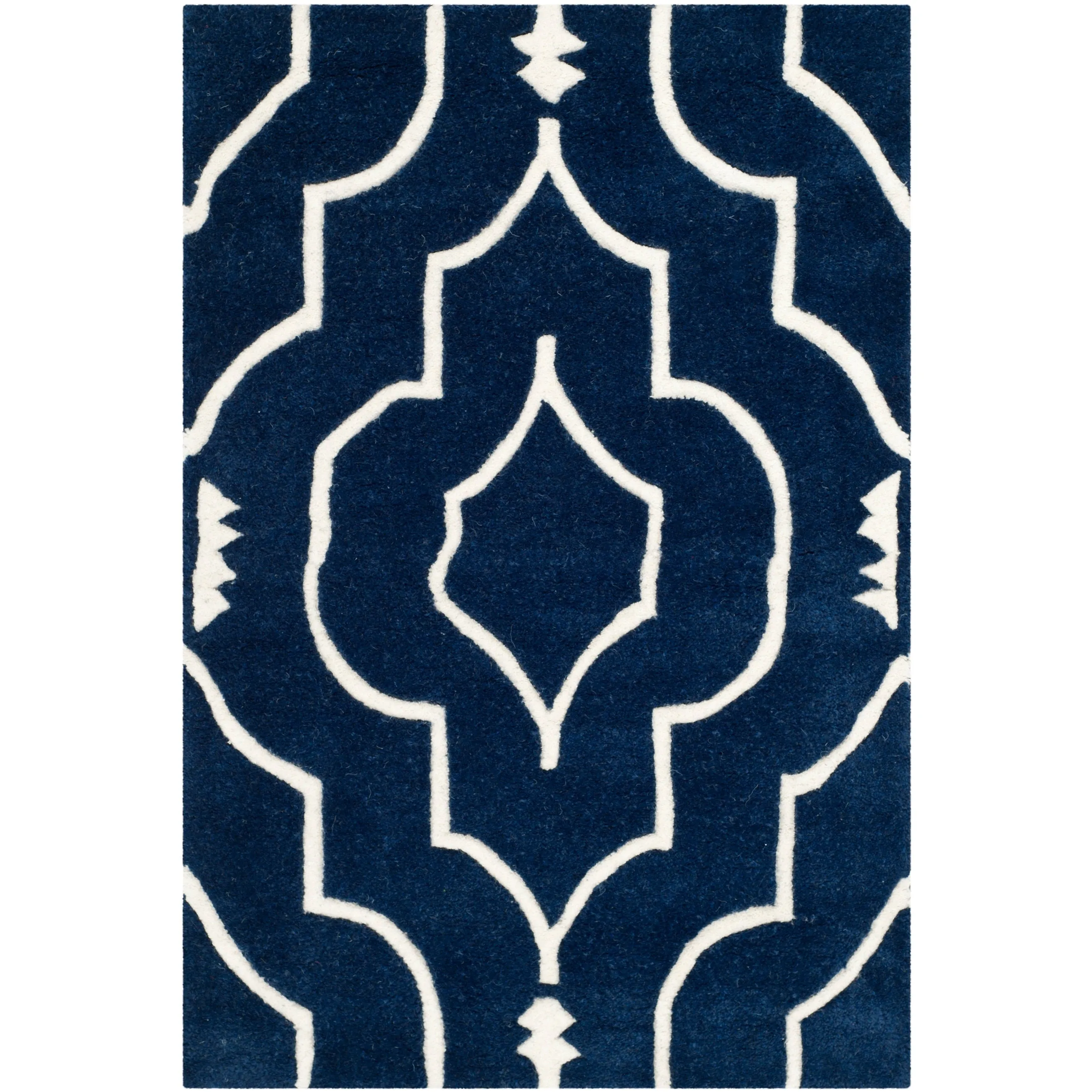SAFAVIEH Handmade Chatham Cvetka Modern Moroccan Wool Rug