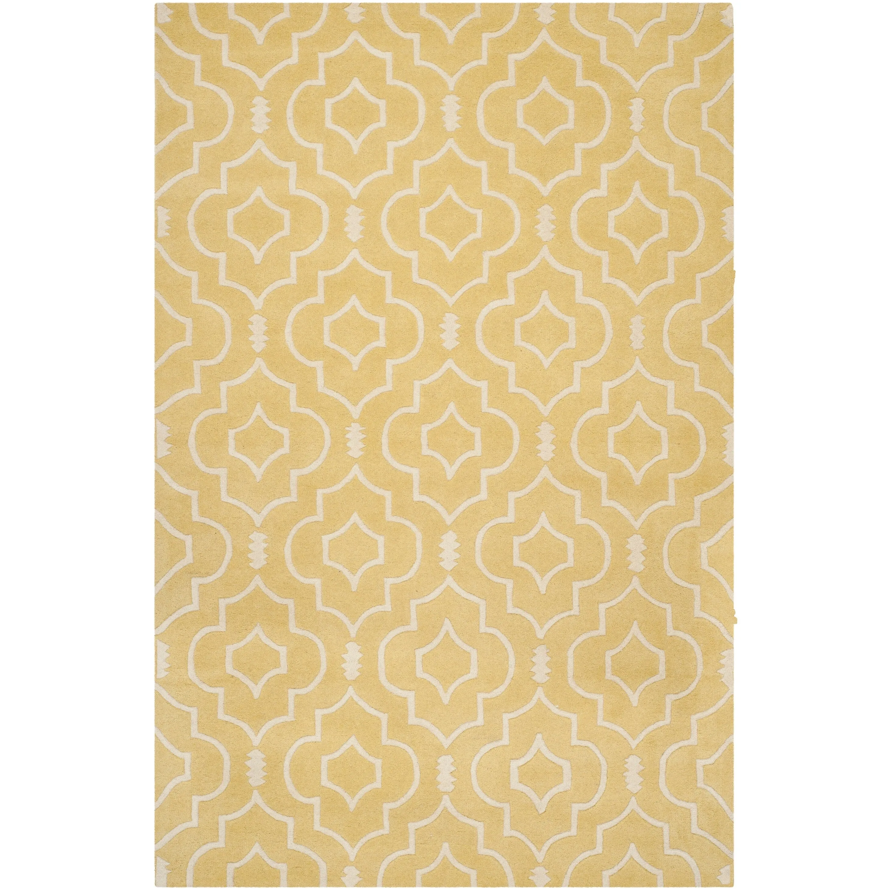 SAFAVIEH Handmade Chatham Cvetka Modern Moroccan Wool Rug