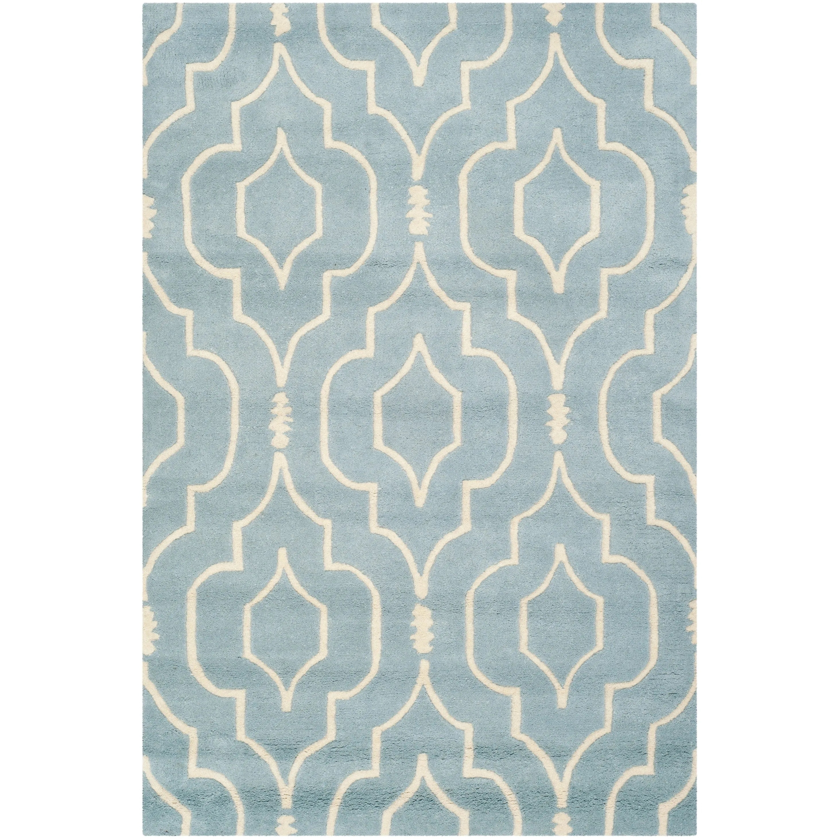 SAFAVIEH Handmade Chatham Cvetka Modern Moroccan Wool Rug