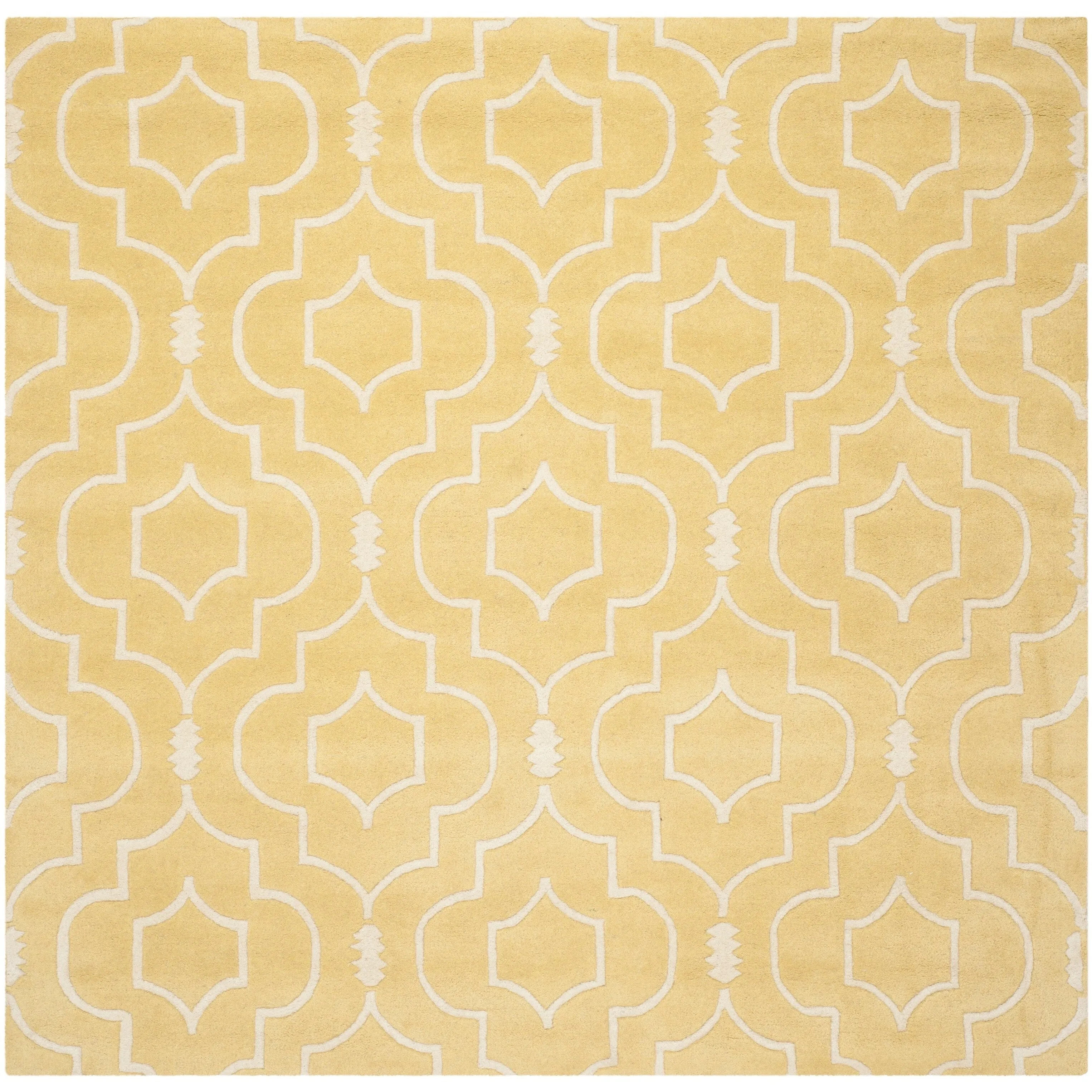 SAFAVIEH Handmade Chatham Cvetka Modern Moroccan Wool Rug