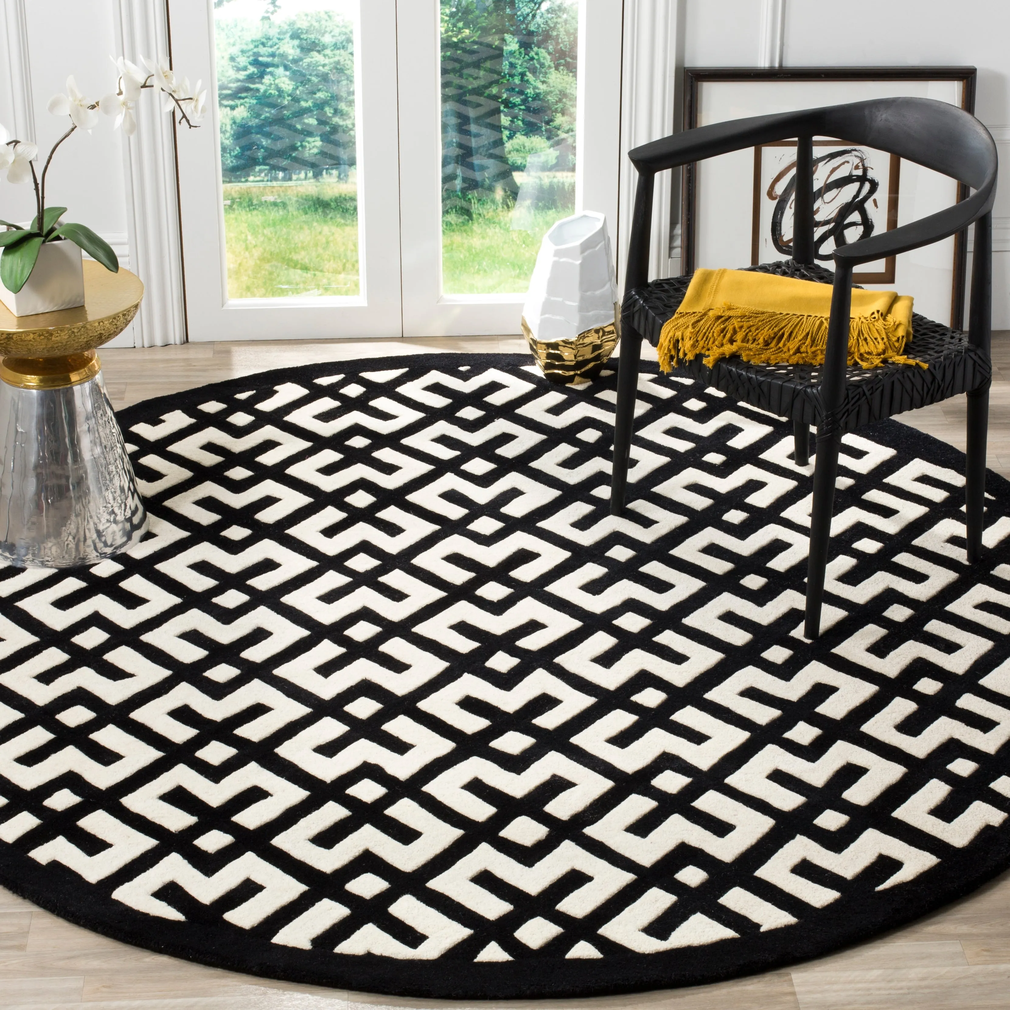 SAFAVIEH. Handmade Chatham Samar Moroccan Modern Wool Rug