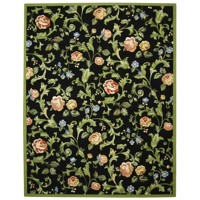 SAFAVIEH Handmade Chelsea Ageet French Country Floral Wool Rug