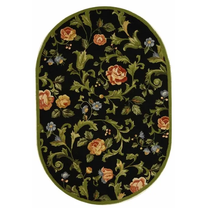SAFAVIEH Handmade Chelsea Ageet French Country Floral Wool Rug
