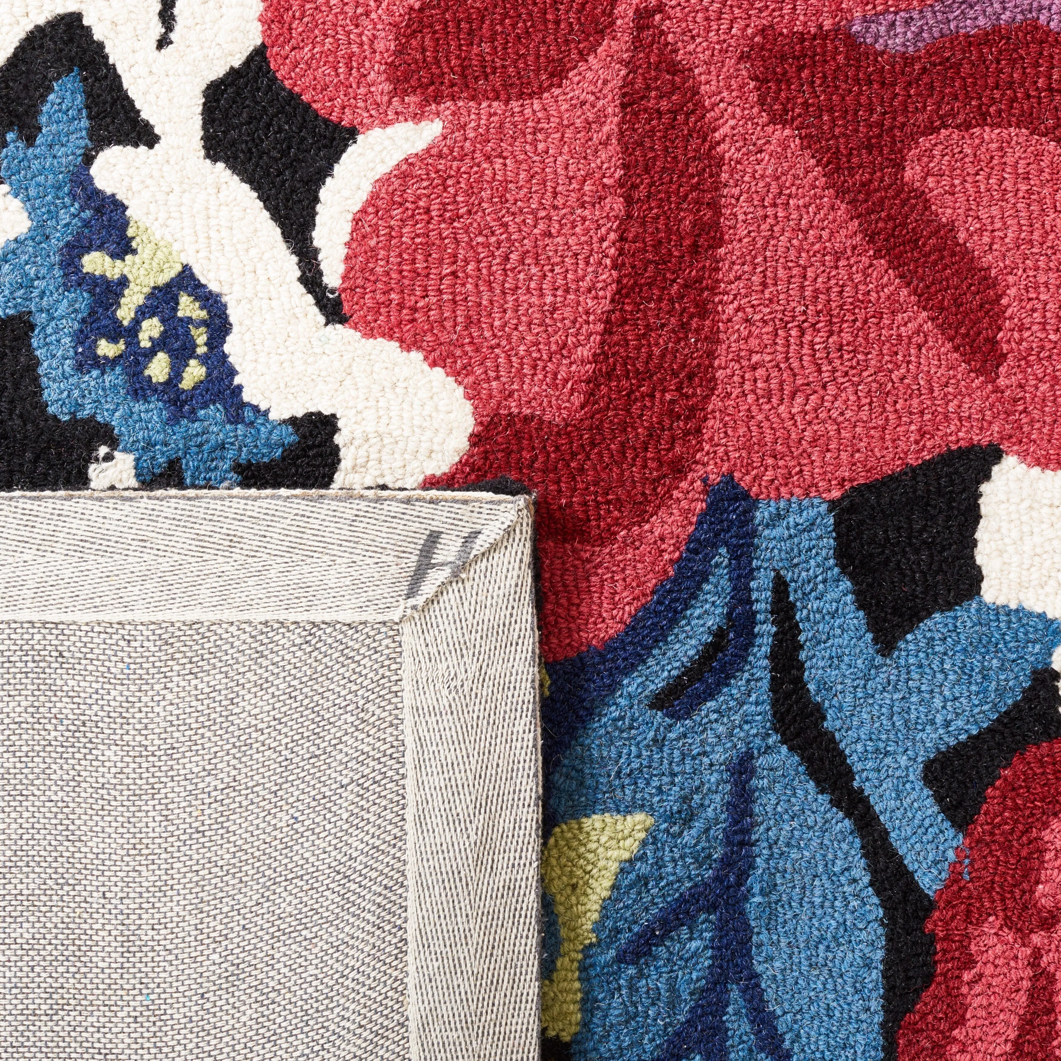 SAFAVIEH Handmade Chelsea Astronomy Floral Wool Rug