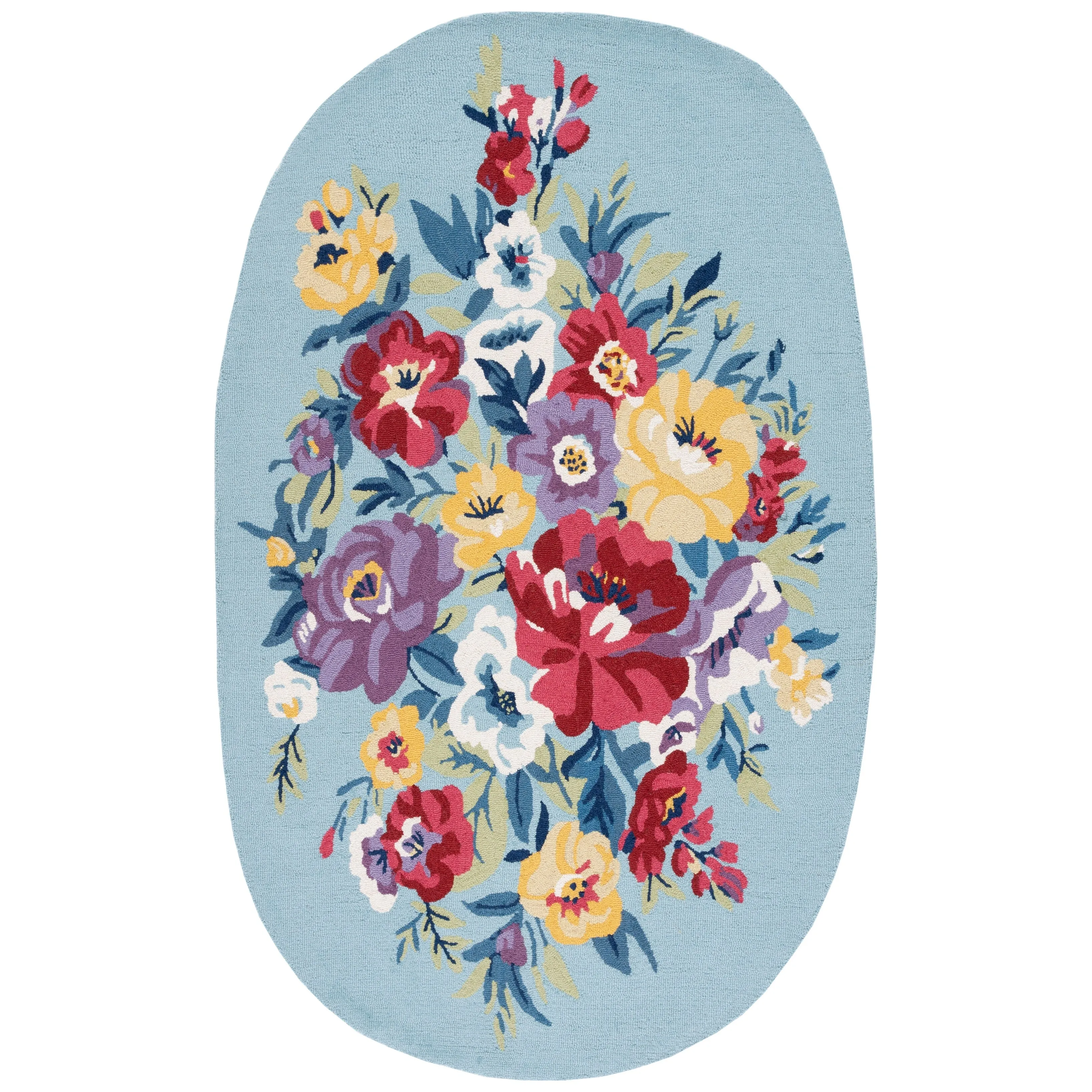 SAFAVIEH Handmade Chelsea Astronomy Floral Wool Rug