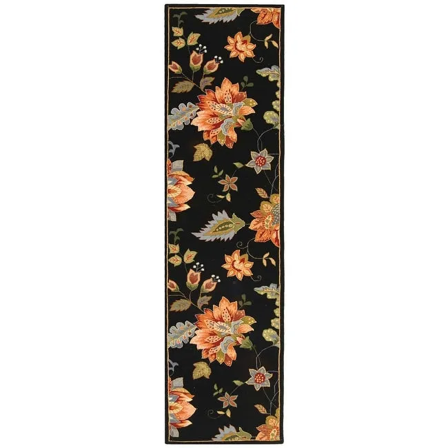 SAFAVIEH Handmade Chelsea Klavdia French Country Floral Wool Area