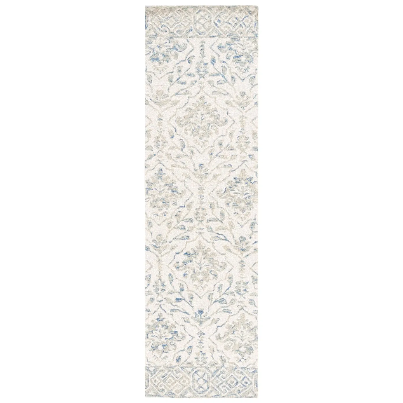 SAFAVIEH Handmade Dip Dye Elvedina Floral Wool Rug