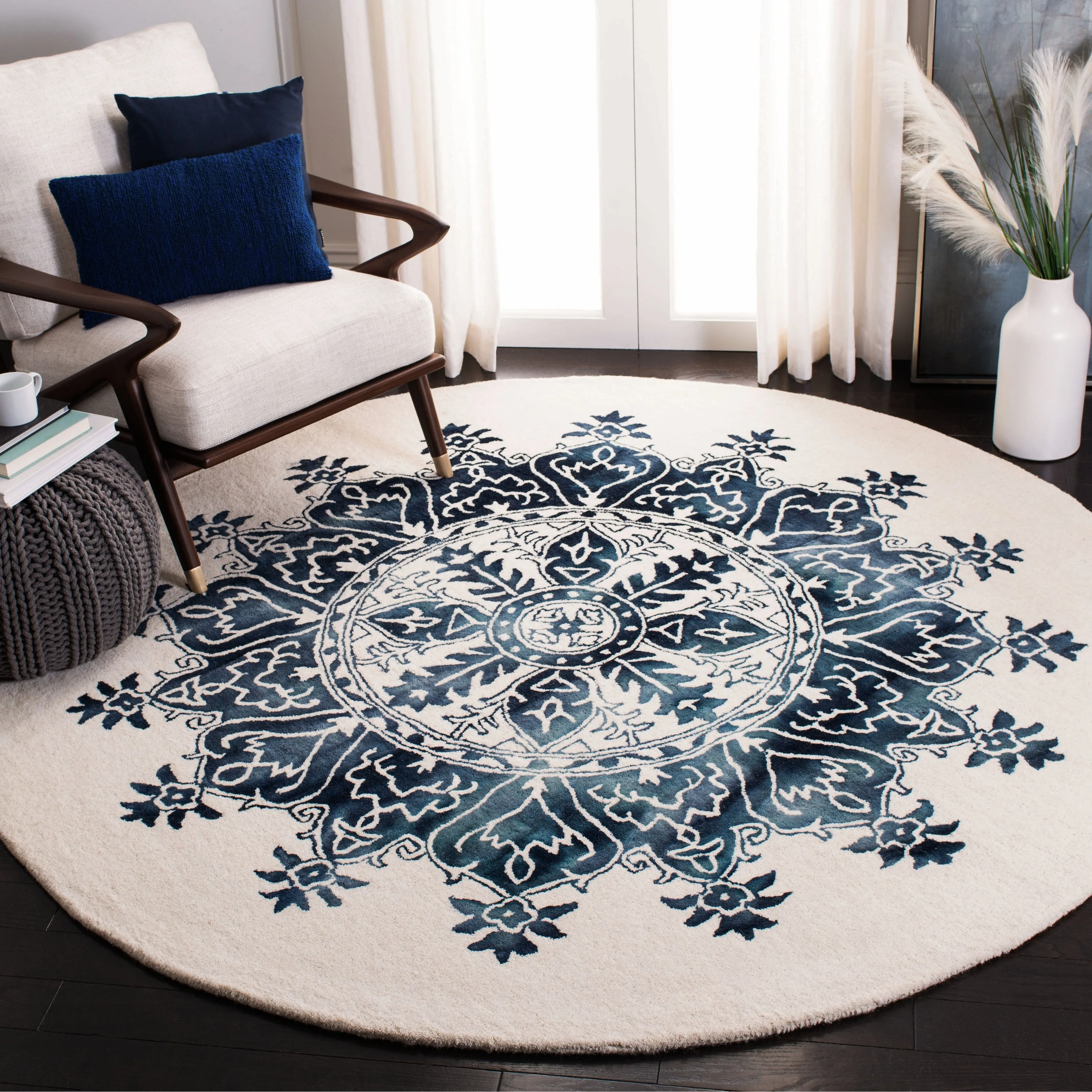 SAFAVIEH Handmade Dip Dye Katjusha Vintage Boho Wool Rug