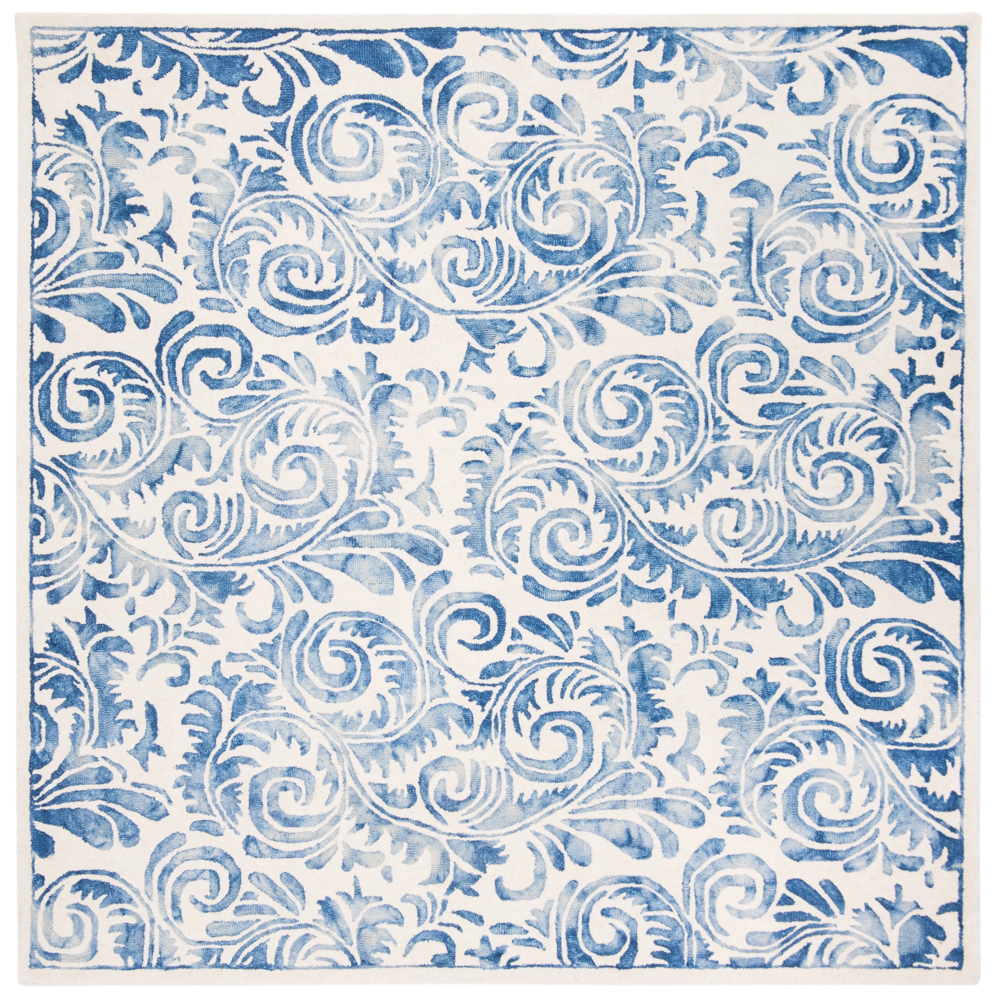 SAFAVIEH Handmade Dip Dye Kaushalya Geometric Wool Rug