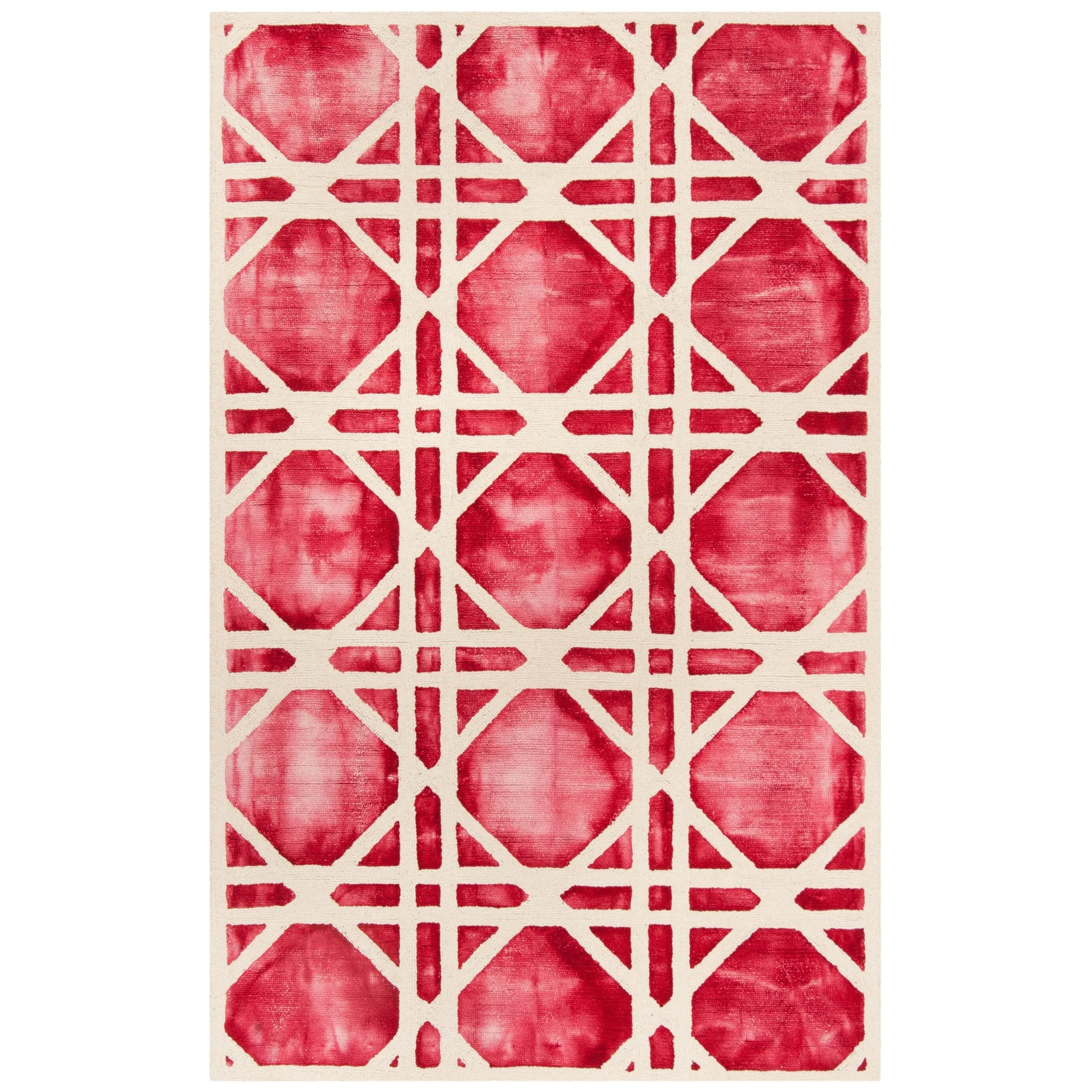 SAFAVIEH Handmade Dip Dye Oceana Geometric Wool Rug