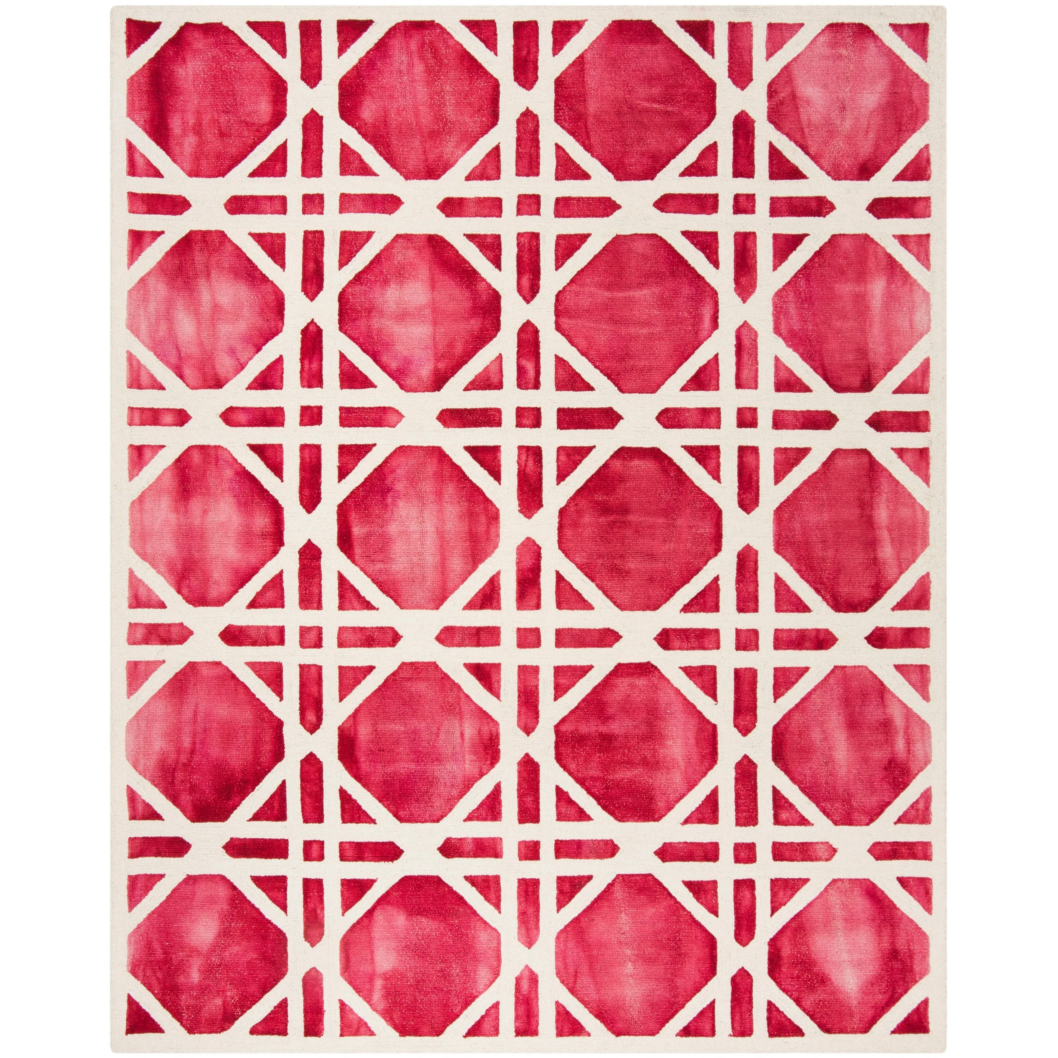 SAFAVIEH Handmade Dip Dye Oceana Geometric Wool Rug