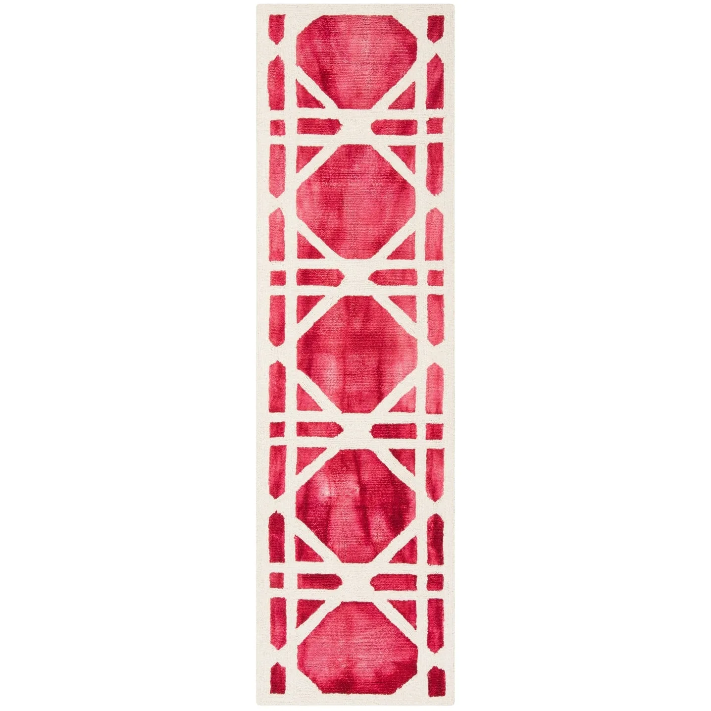 SAFAVIEH Handmade Dip Dye Oceana Geometric Wool Rug