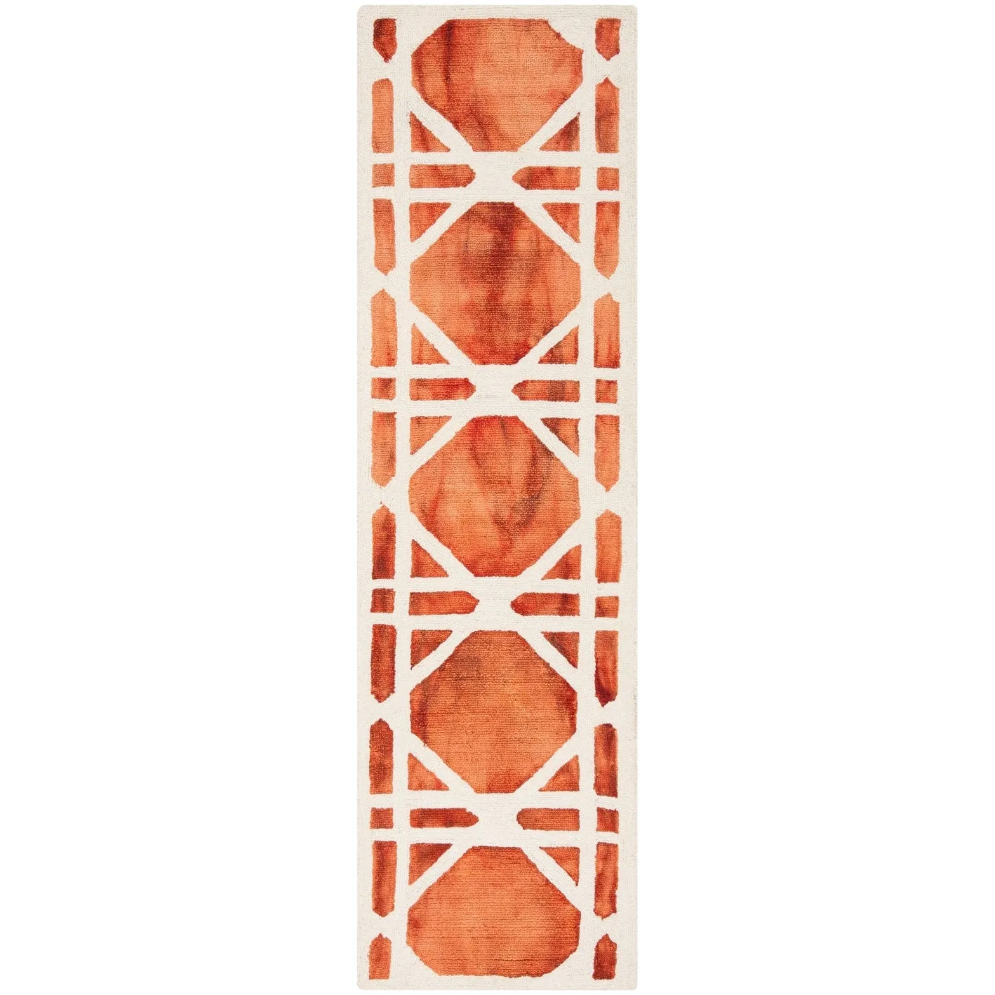 SAFAVIEH Handmade Dip Dye Oceana Geometric Wool Rug