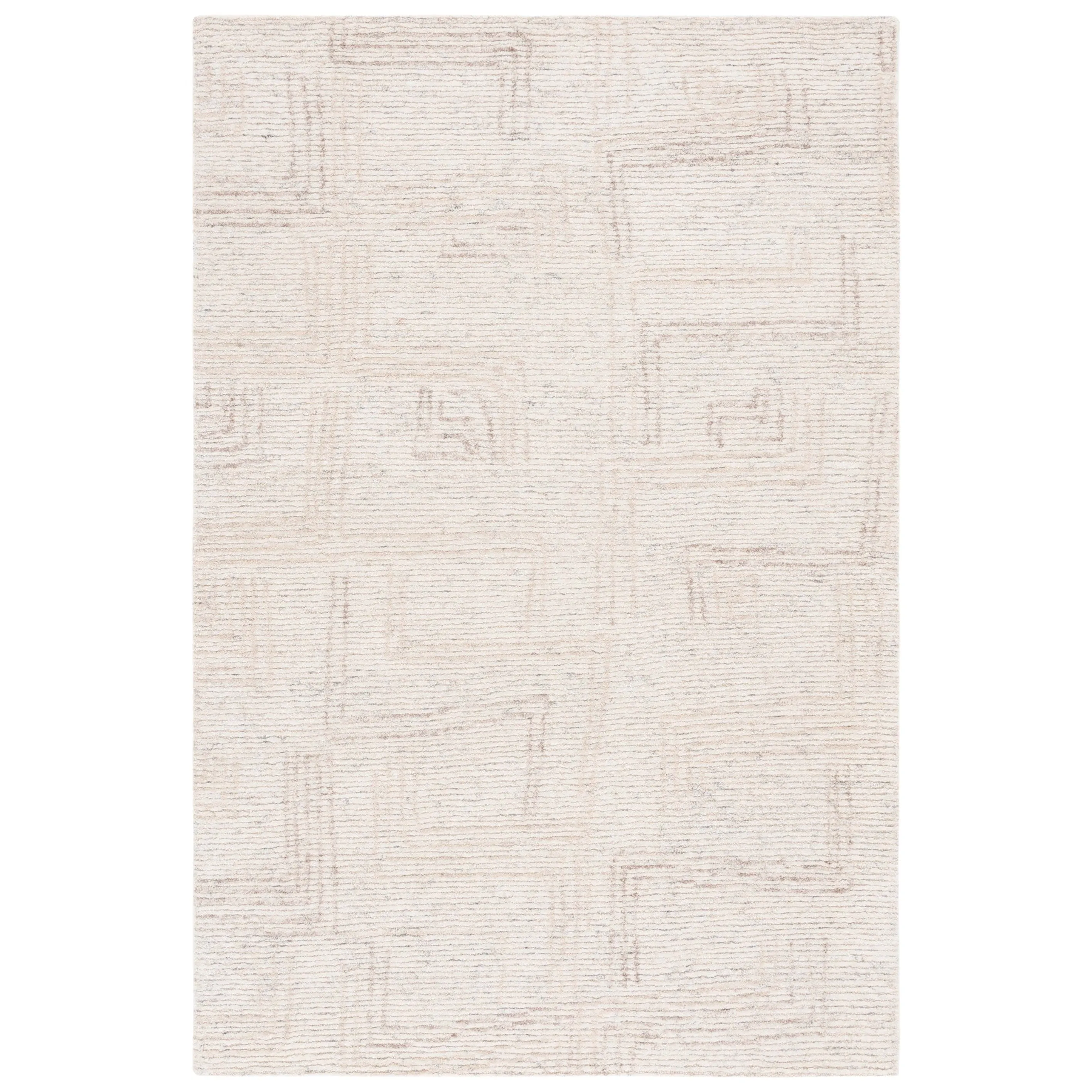 SAFAVIEH Handmade Ebony Waltraut Modern & Contemporary Wool Rug