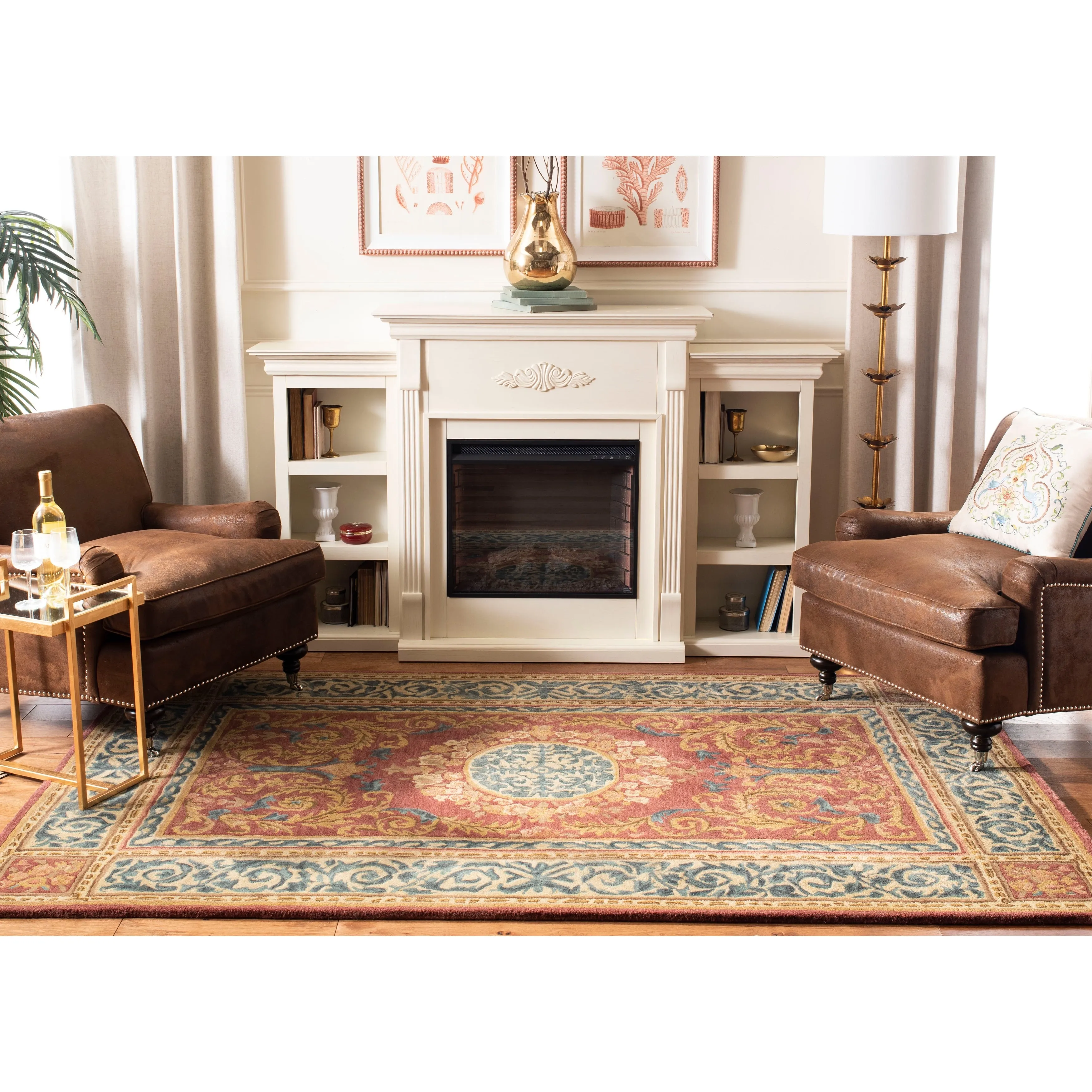 SAFAVIEH Handmade Empire Orvokki Traditional Oriental Wool Rug