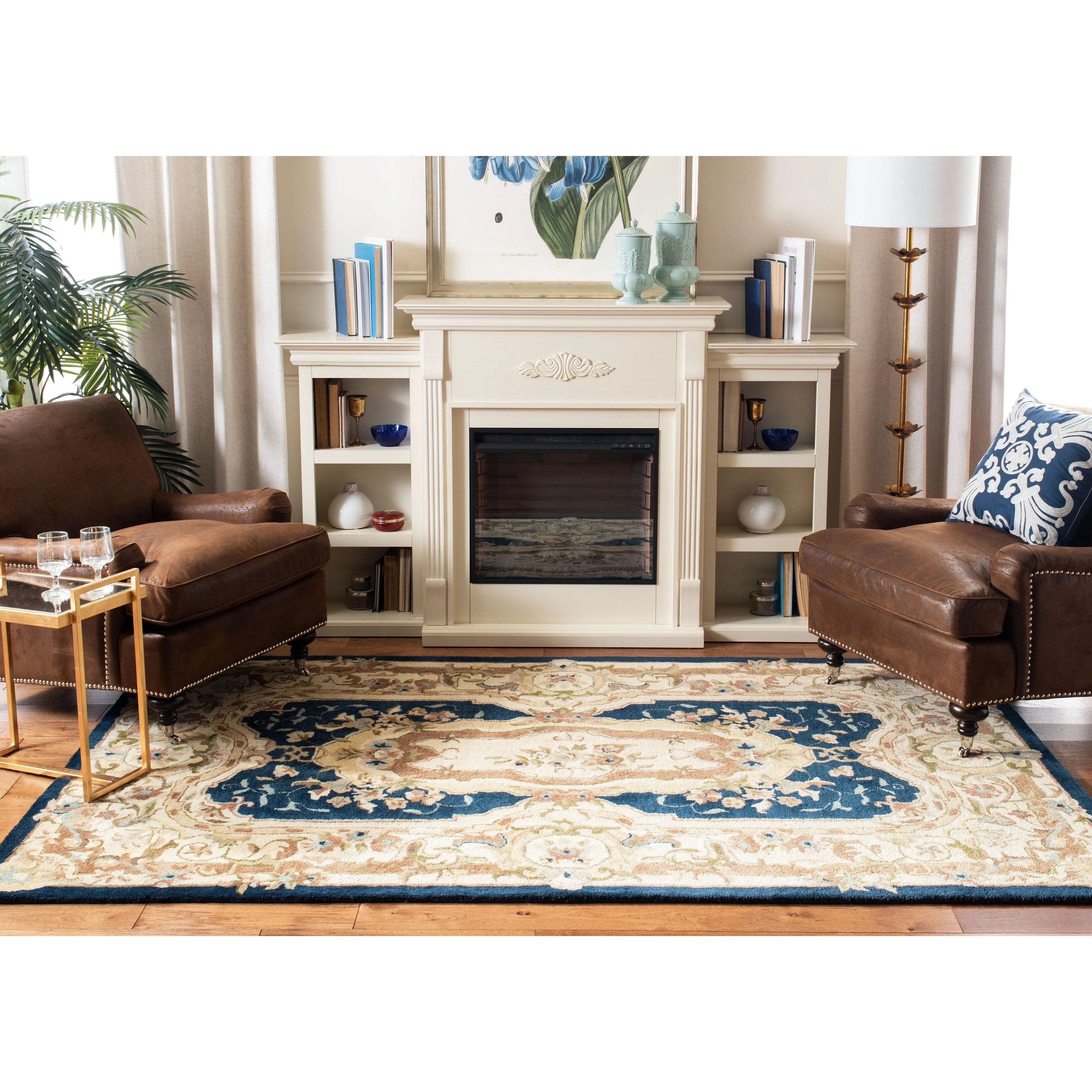 SAFAVIEH Handmade Empire Victoire Traditional Oriental Wool Rug