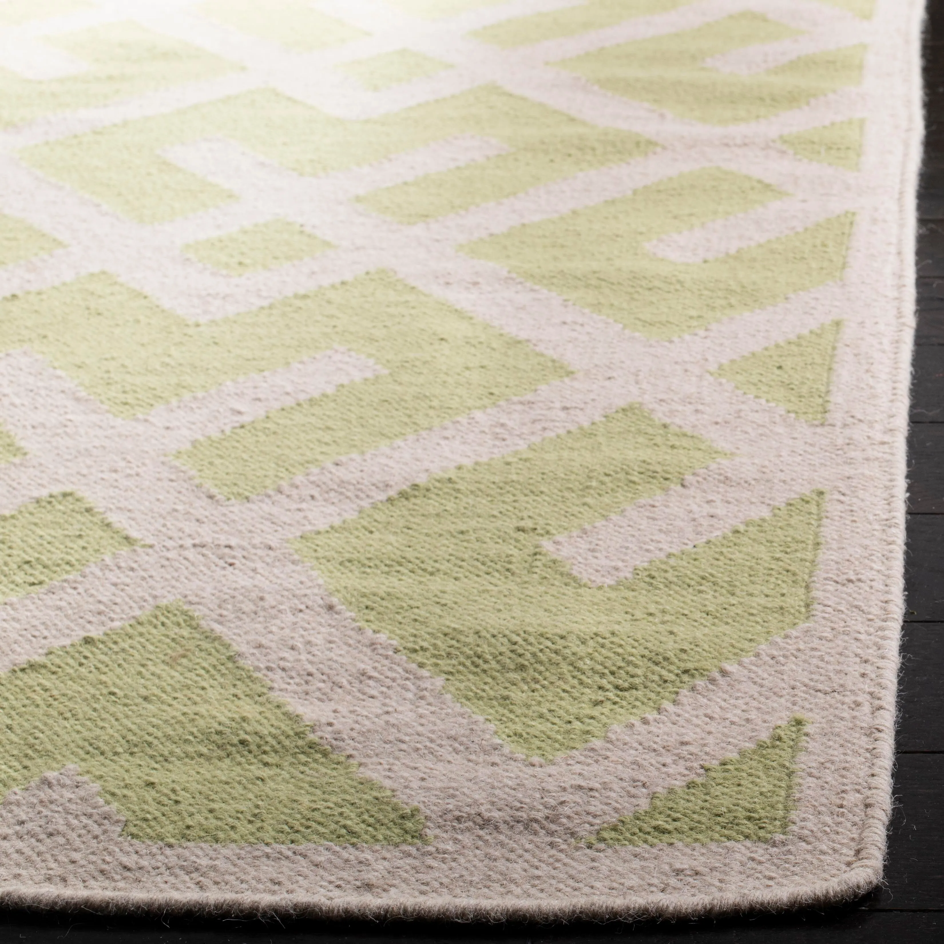 SAFAVIEH Handmade Flatweave Dhurries Eildine Modern Moroccan Wool Rug