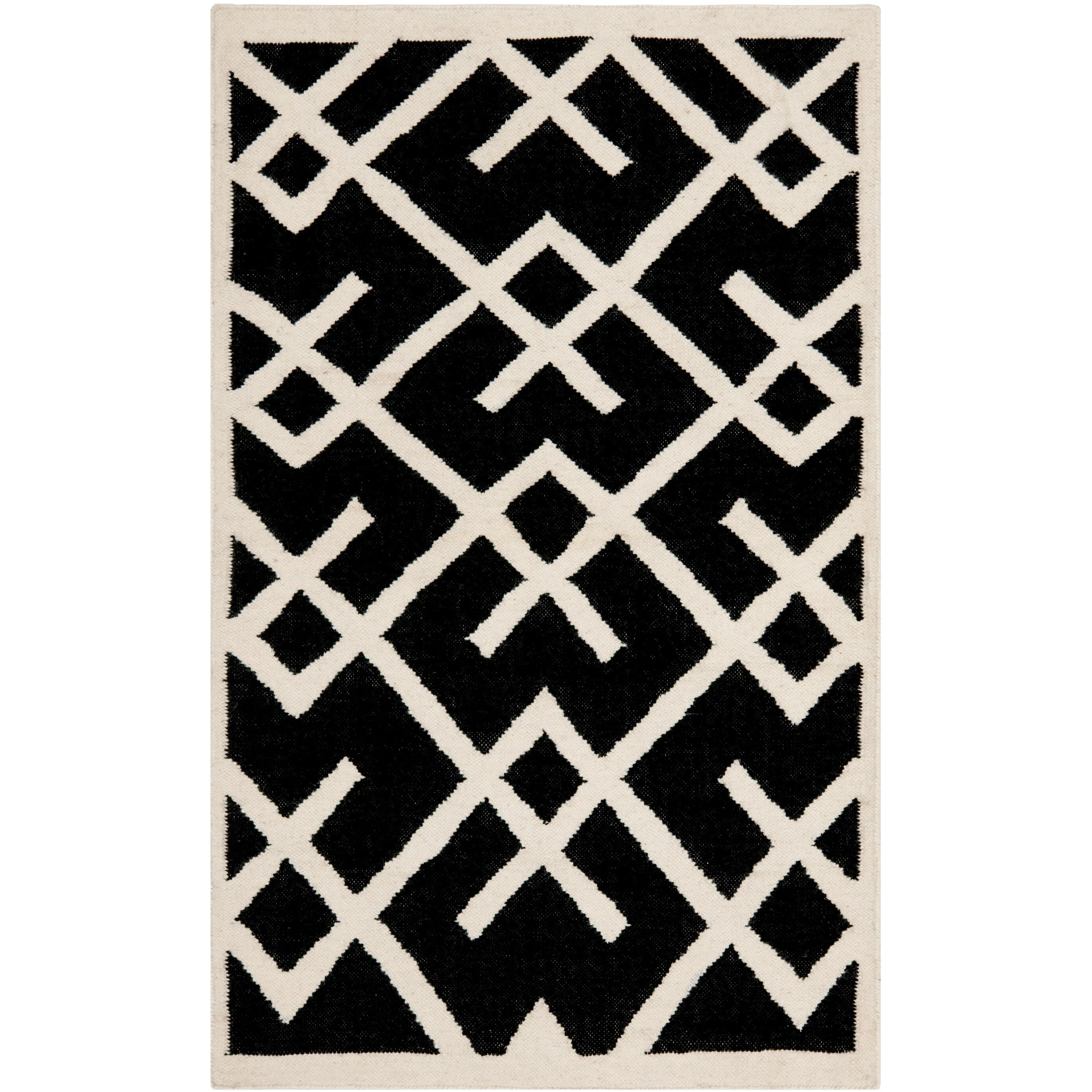 SAFAVIEH Handmade Flatweave Dhurries Eildine Modern Moroccan Wool Rug