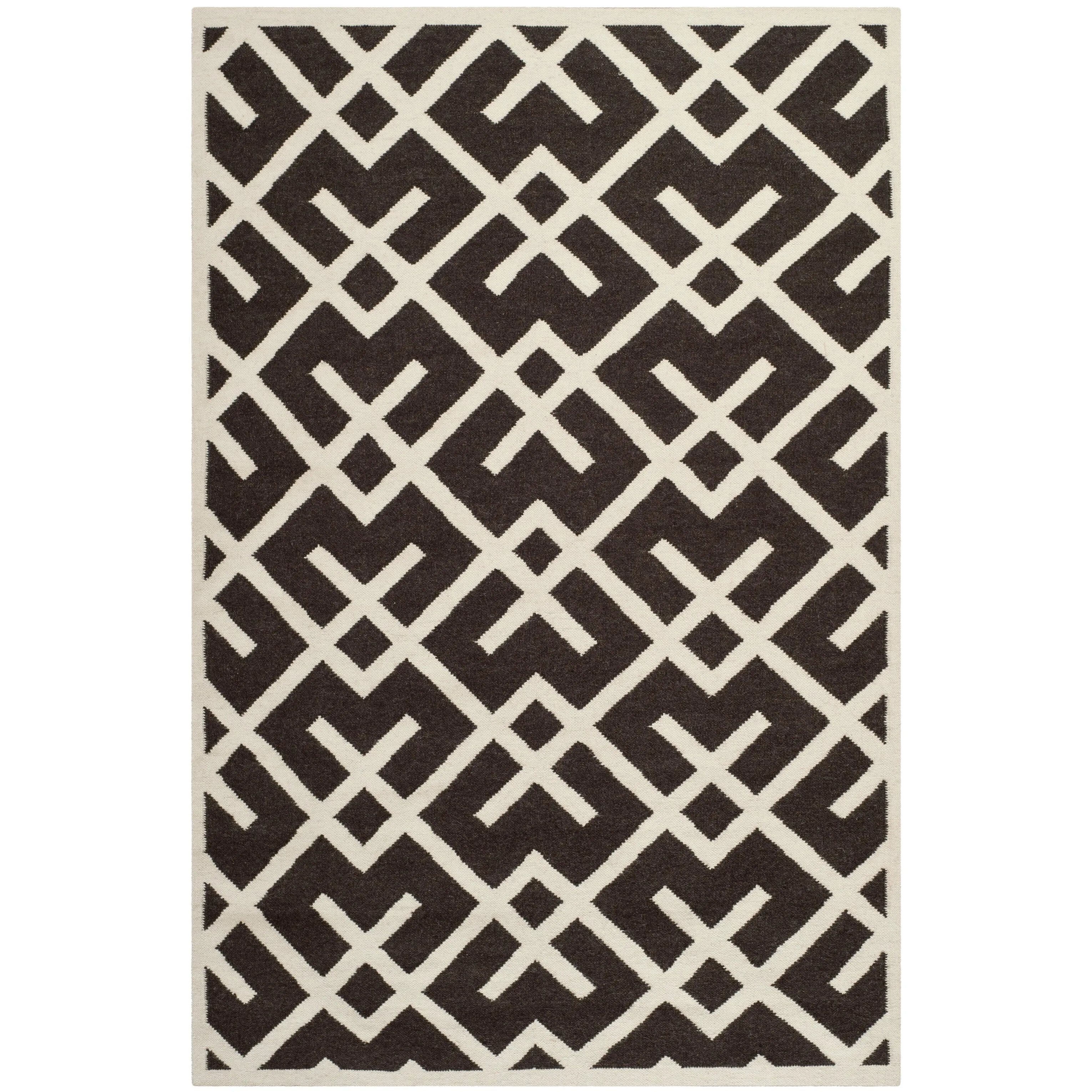 SAFAVIEH Handmade Flatweave Dhurries Eildine Modern Moroccan Wool Rug