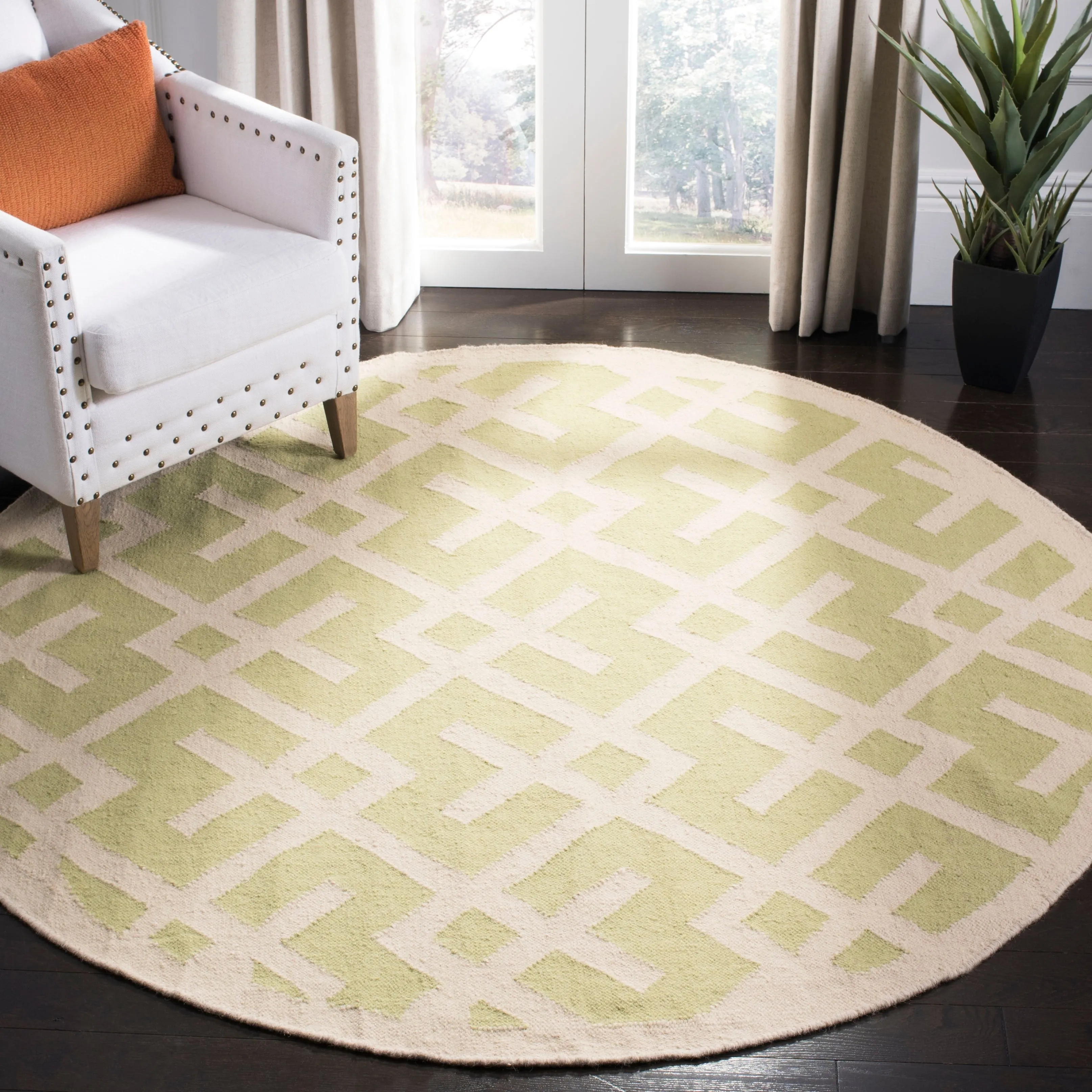 SAFAVIEH Handmade Flatweave Dhurries Eildine Modern Moroccan Wool Rug