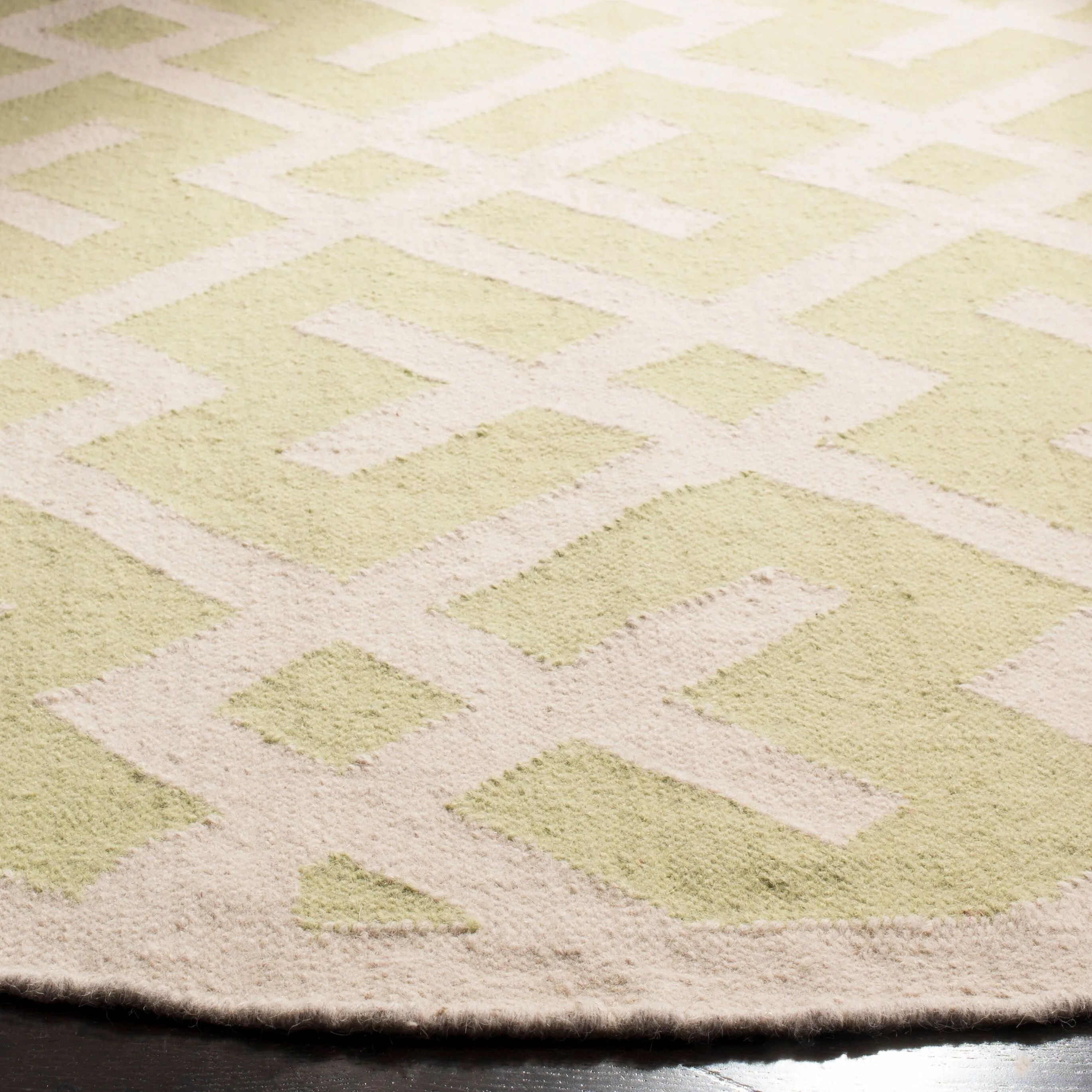 SAFAVIEH Handmade Flatweave Dhurries Eildine Modern Moroccan Wool Rug