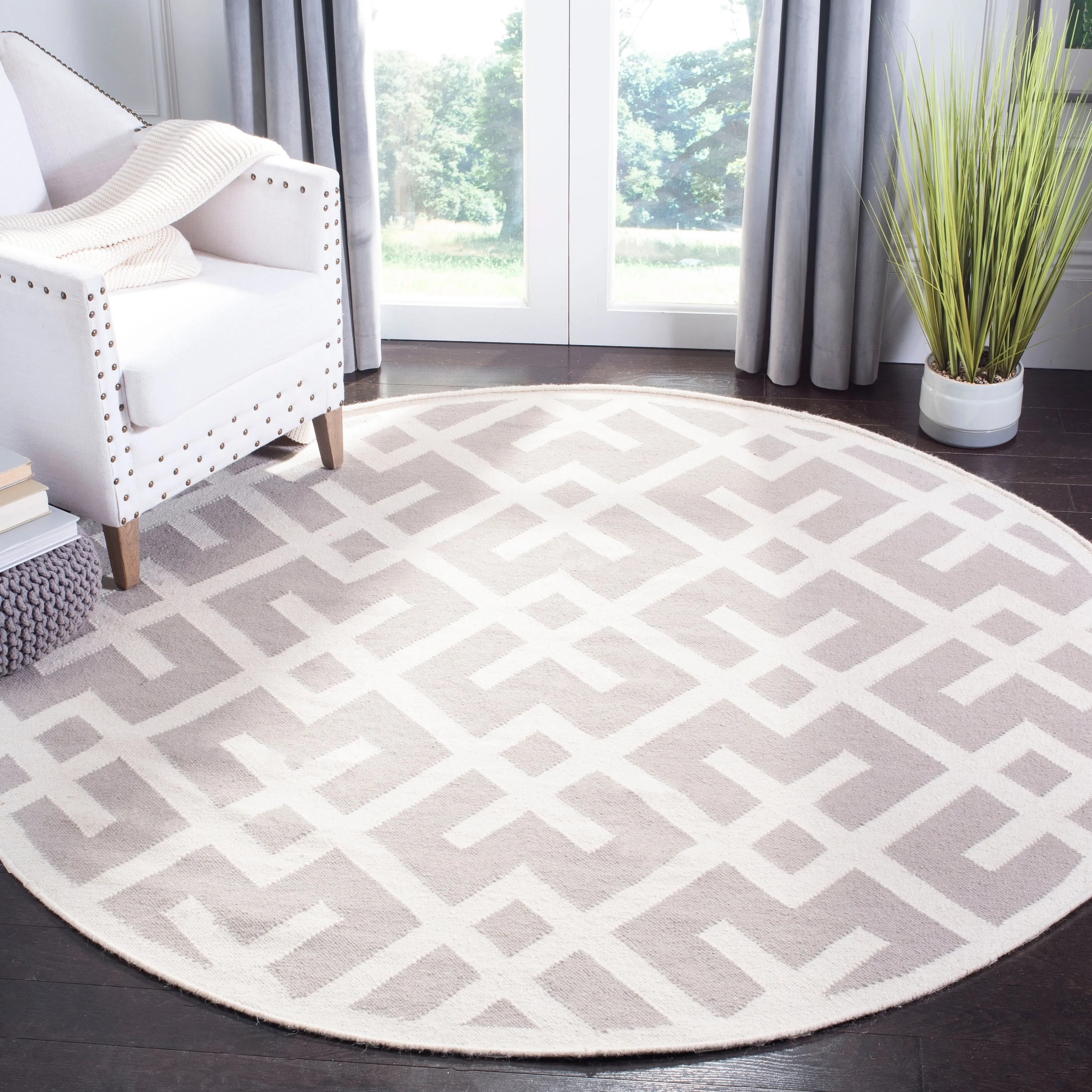 SAFAVIEH Handmade Flatweave Dhurries Eildine Modern Moroccan Wool Rug