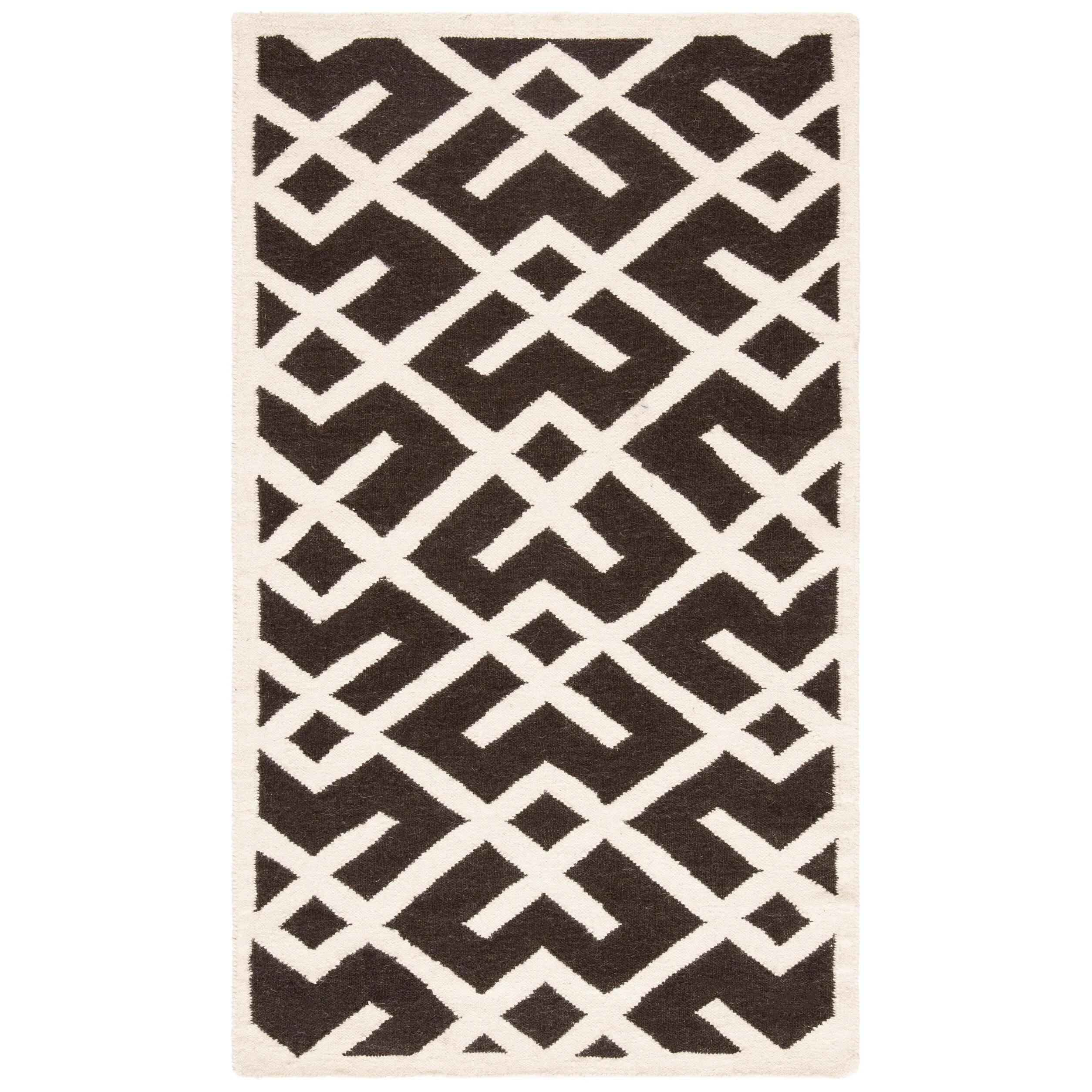 SAFAVIEH Handmade Flatweave Dhurries Eildine Modern Moroccan Wool Rug