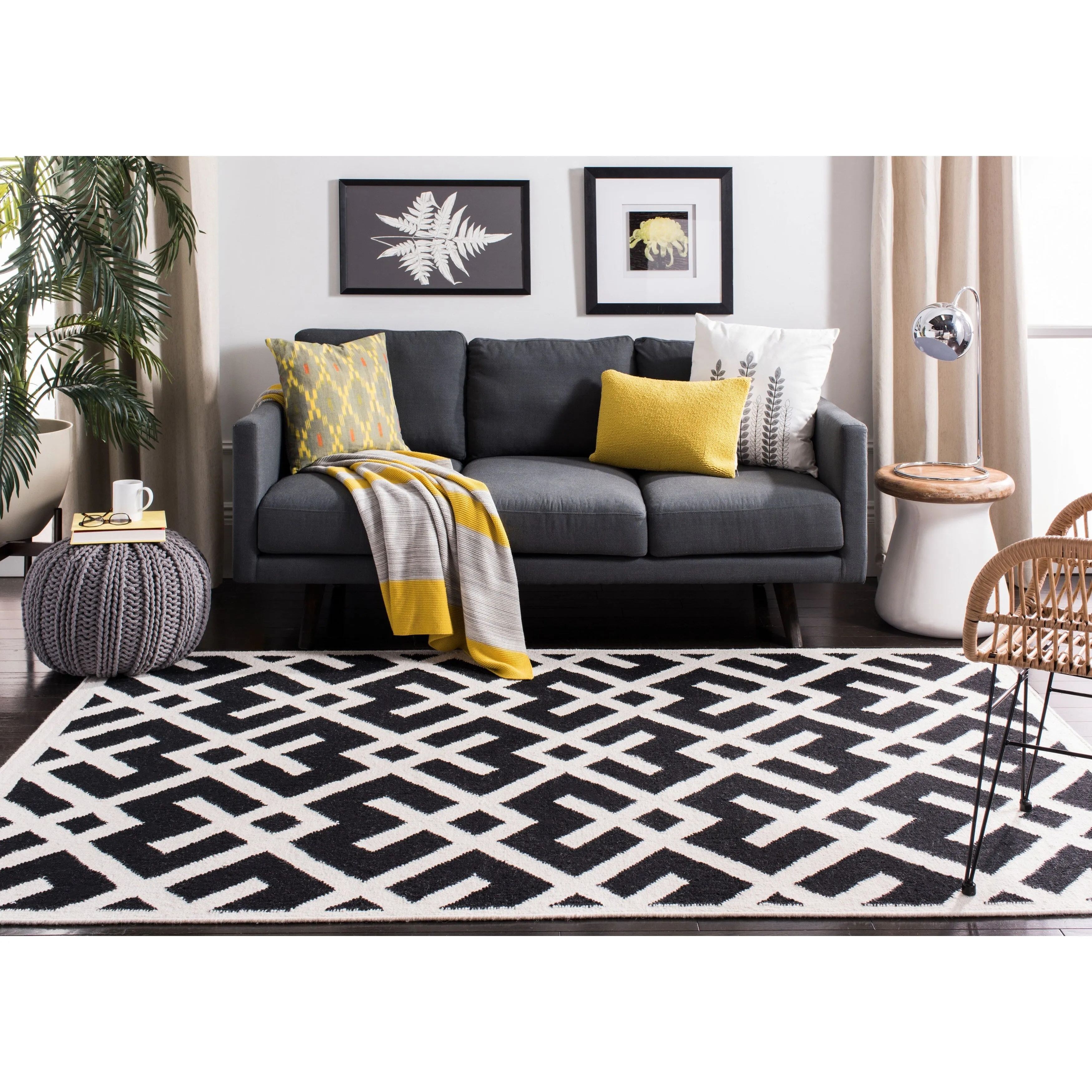 SAFAVIEH Handmade Flatweave Dhurries Eildine Modern Moroccan Wool Rug