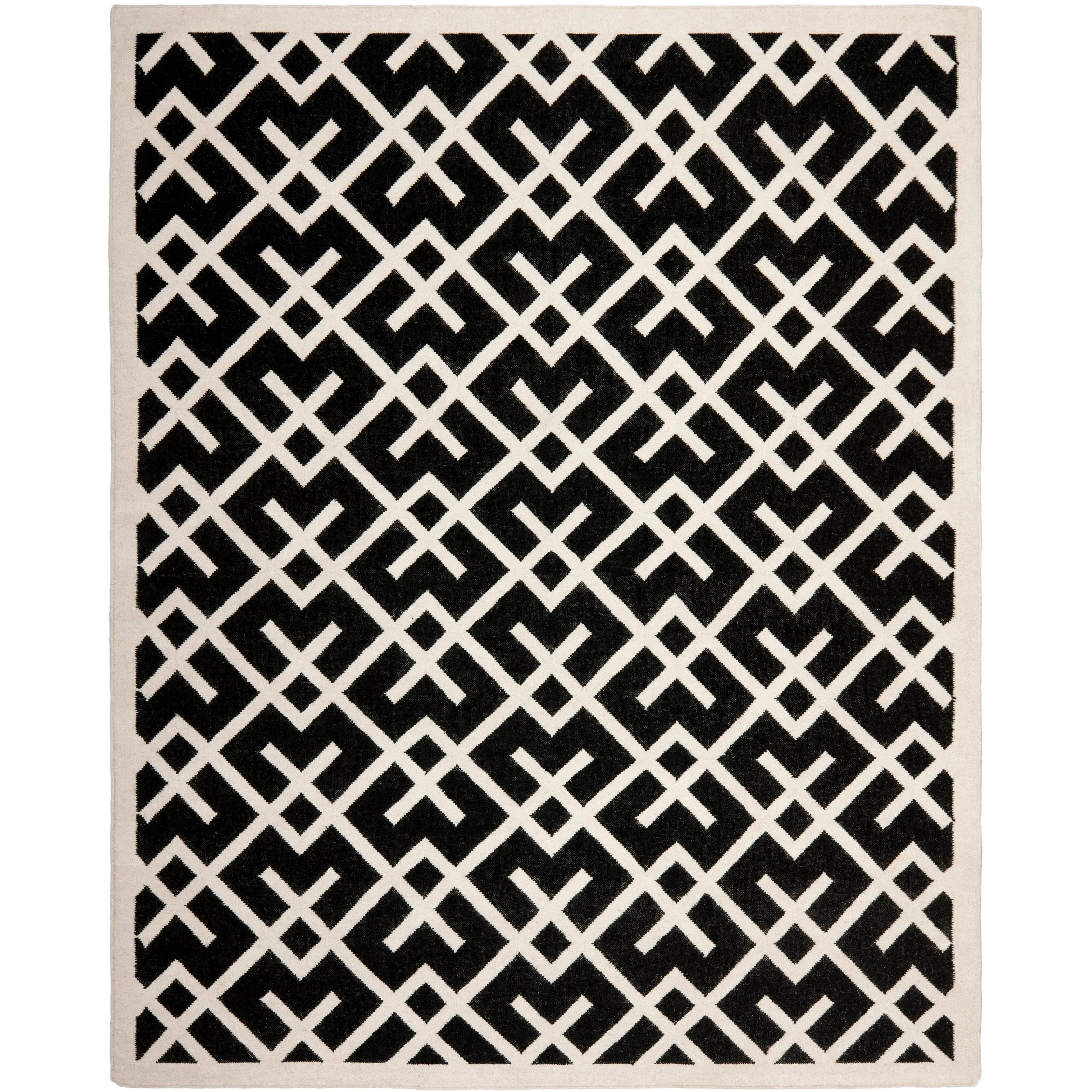 SAFAVIEH Handmade Flatweave Dhurries Eildine Modern Moroccan Wool Rug