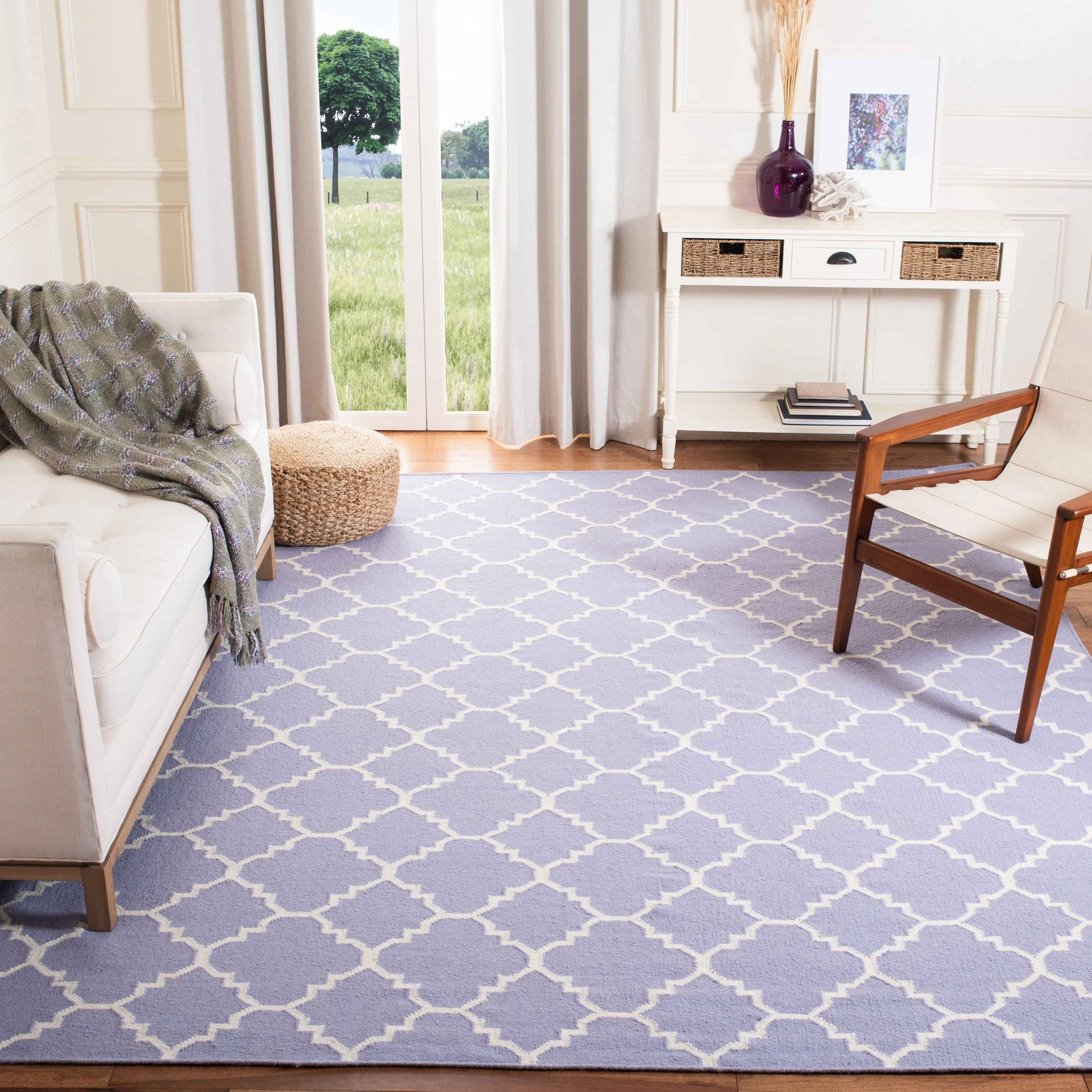 SAFAVIEH Handmade Flatweave Dhurries Taalke Modern Wool Rug