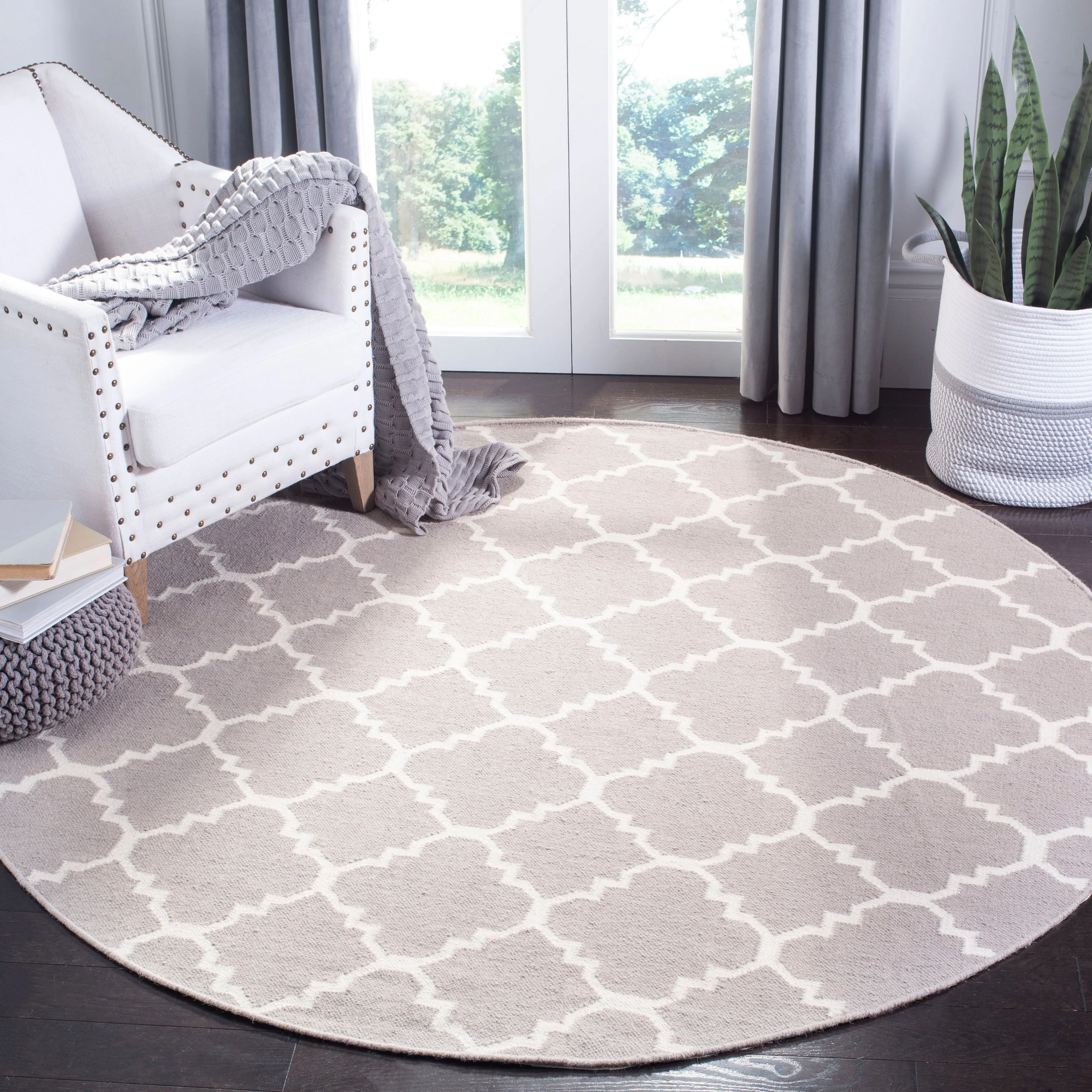 SAFAVIEH Handmade Flatweave Dhurries Taalke Modern Wool Rug