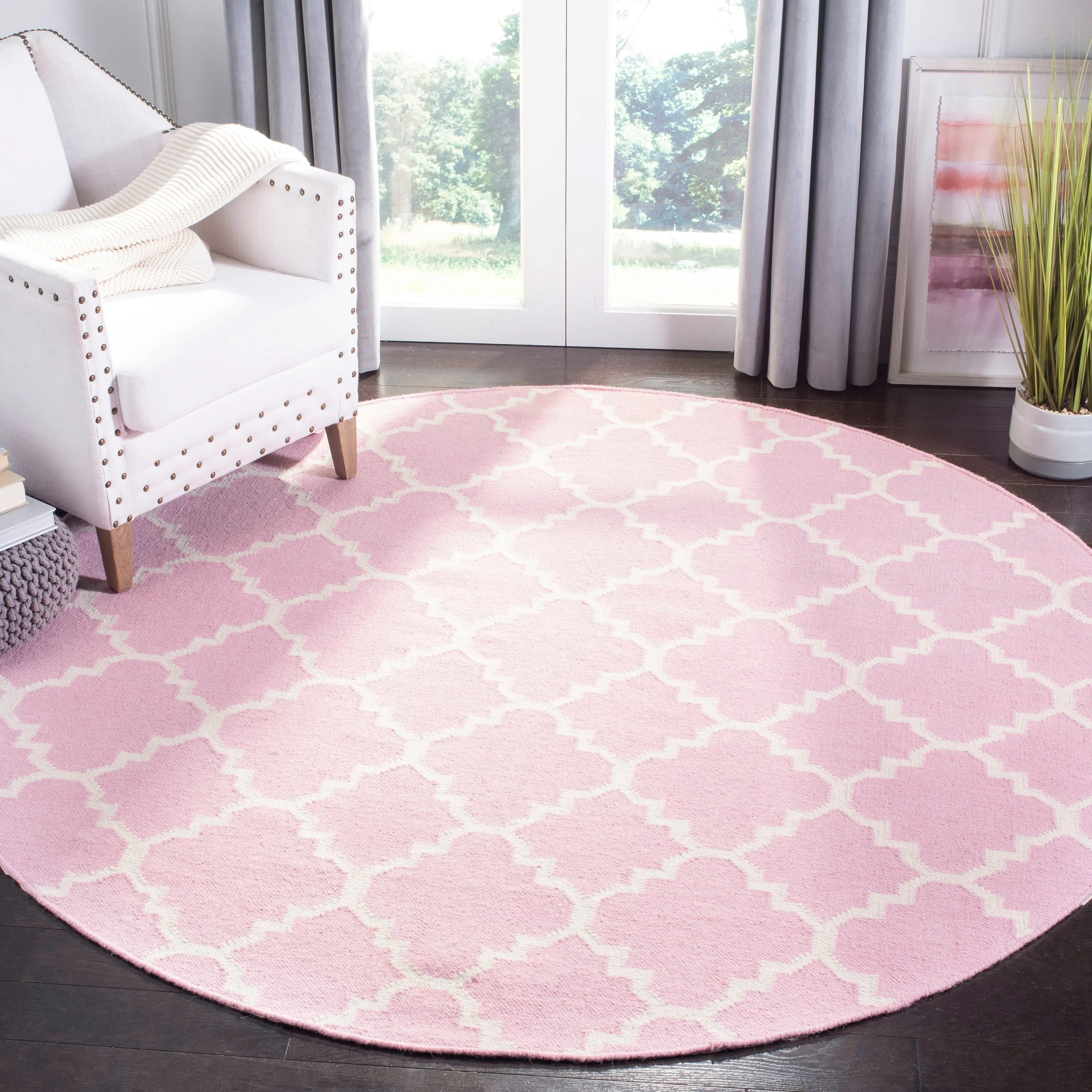 SAFAVIEH Handmade Flatweave Dhurries Taalke Modern Wool Rug