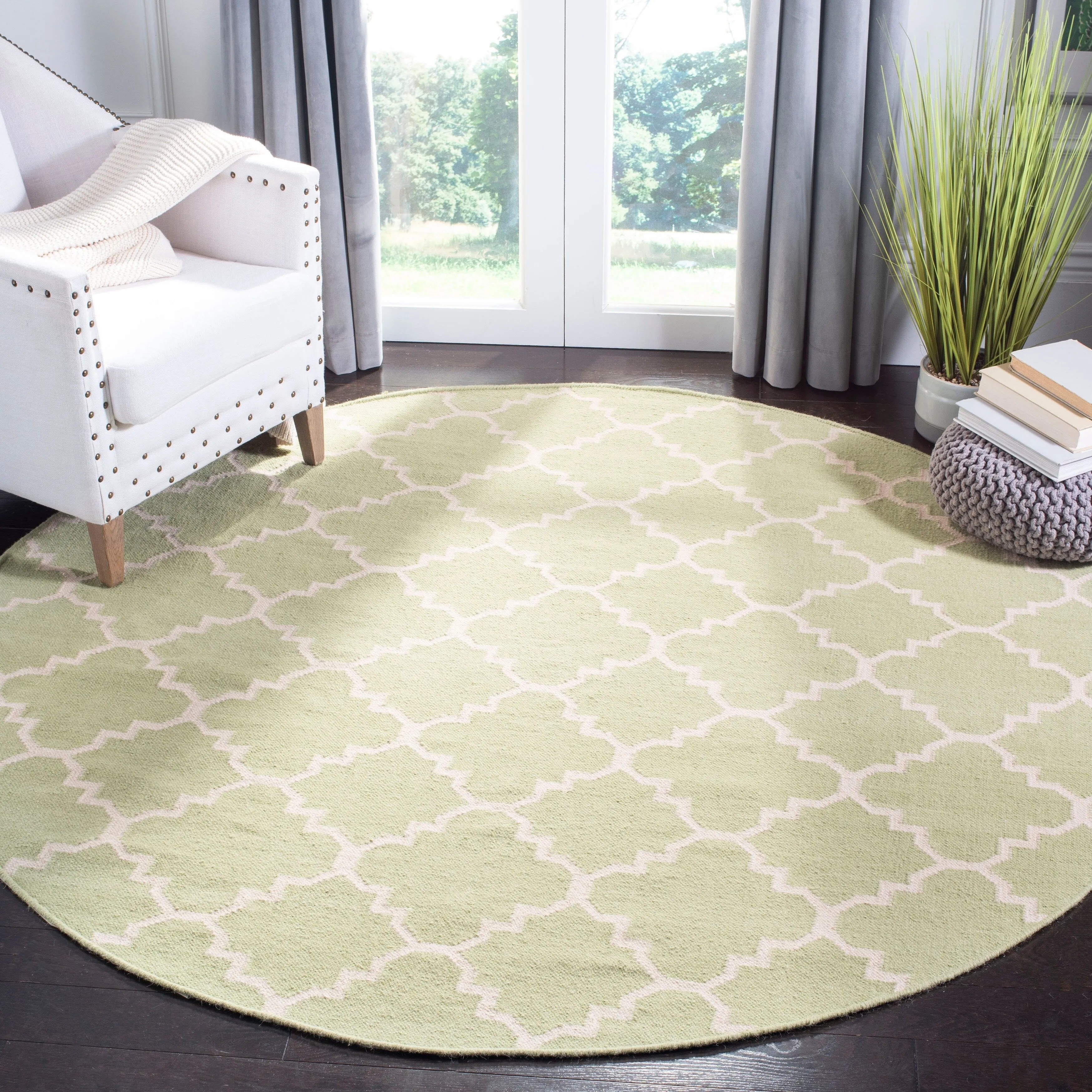 SAFAVIEH Handmade Flatweave Dhurries Taalke Modern Wool Rug
