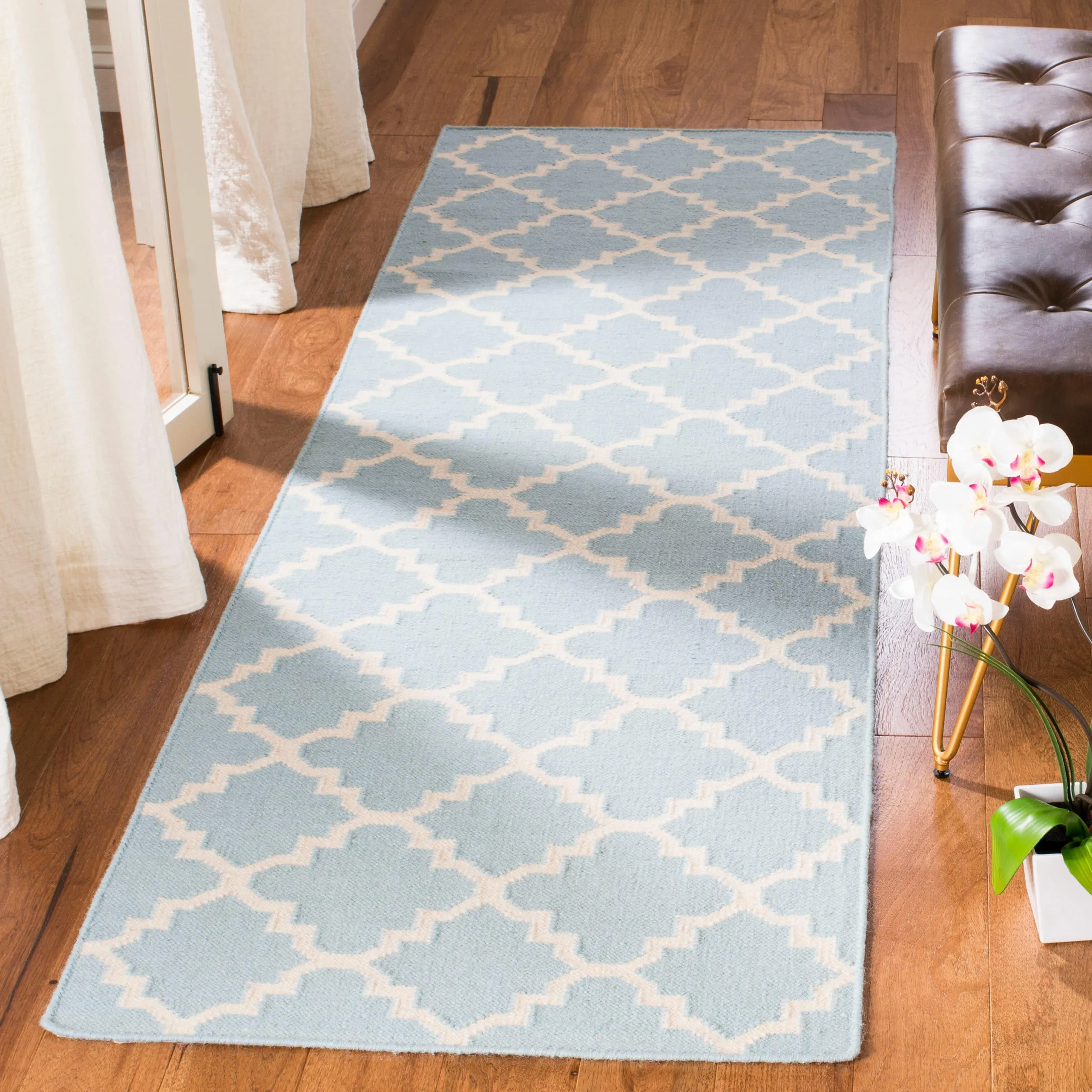 SAFAVIEH Handmade Flatweave Dhurries Taalke Modern Wool Rug