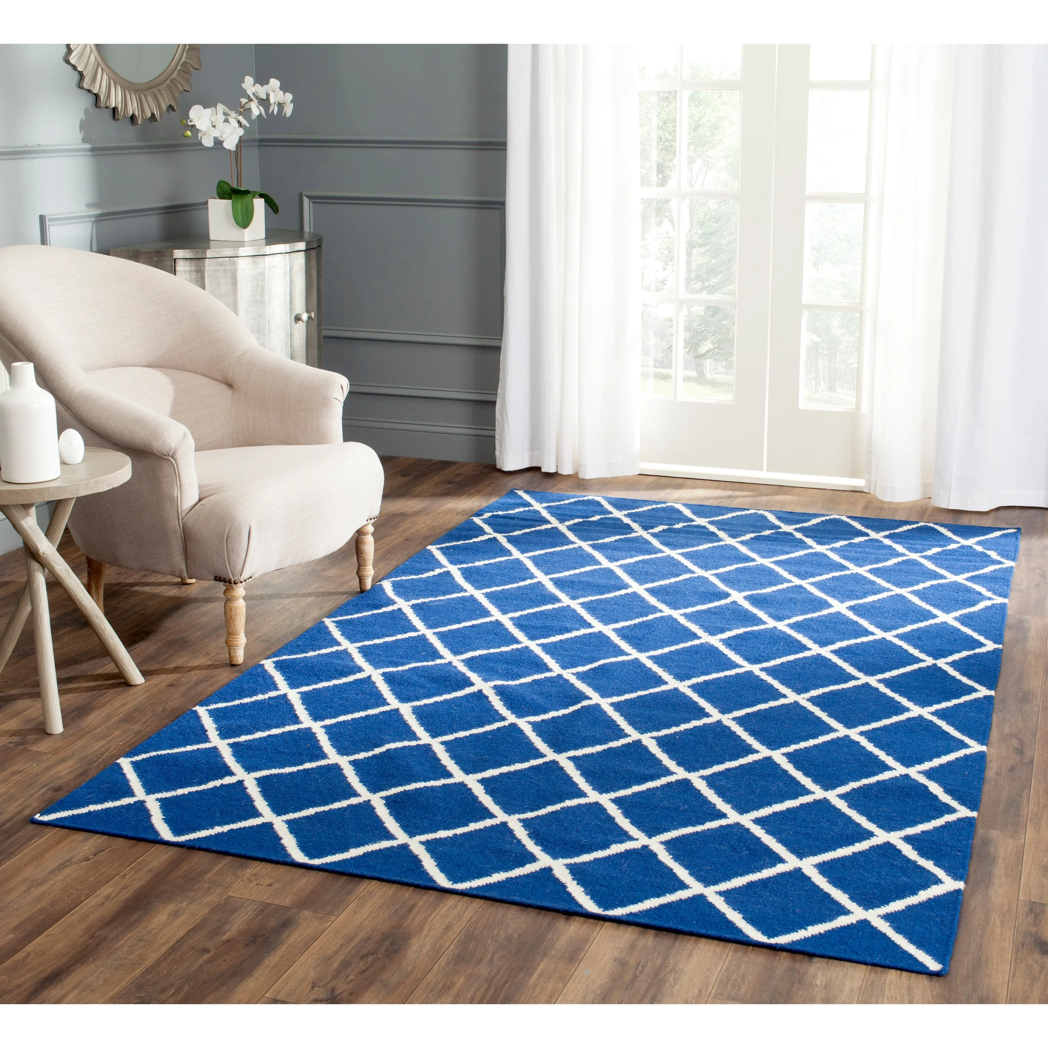 SAFAVIEH Handmade Flatweave Dhurries Valdi Modern Moroccan Wool Rug