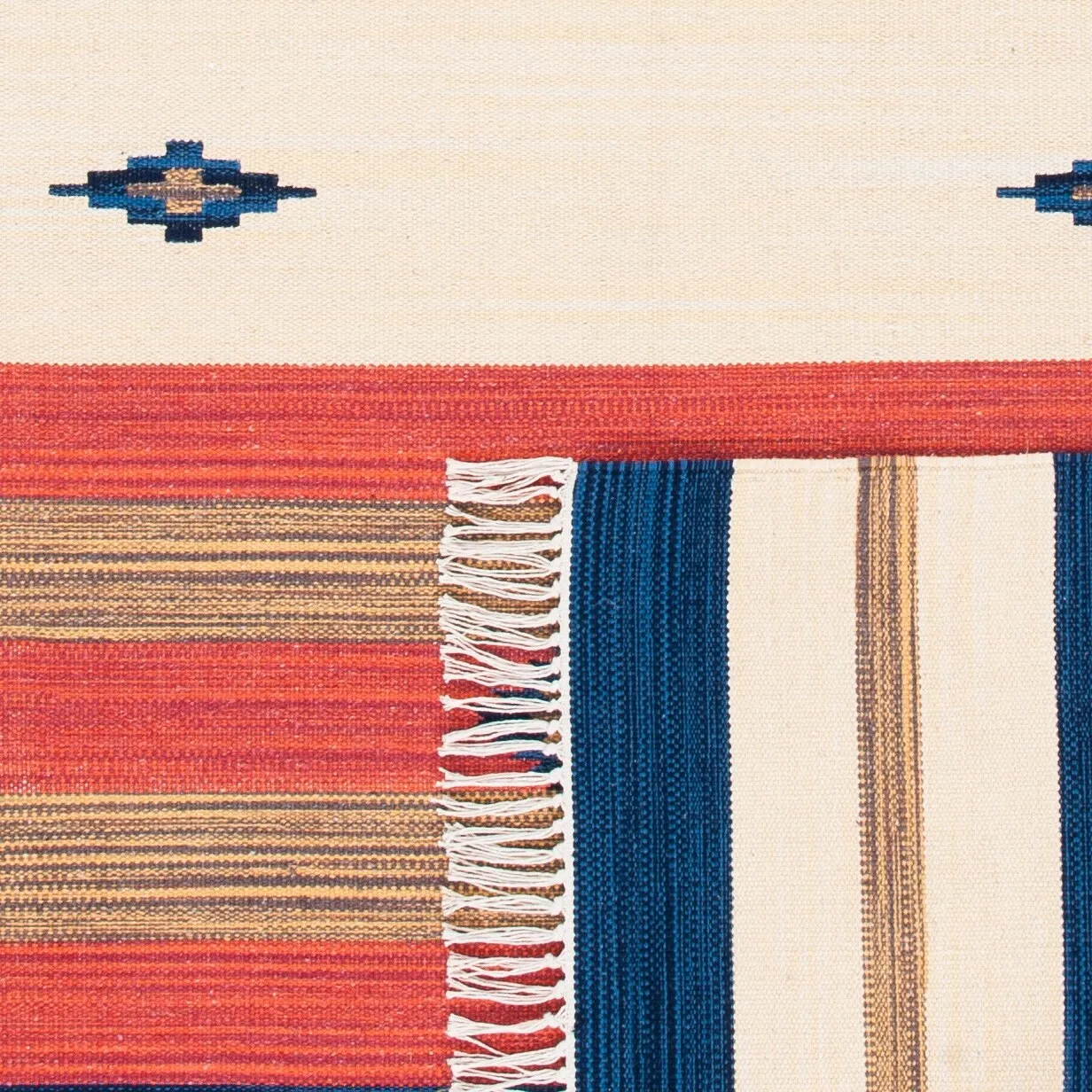 SAFAVIEH Handmade Flatweave Montauk Sheffield Boho Tribal Cotton Rug